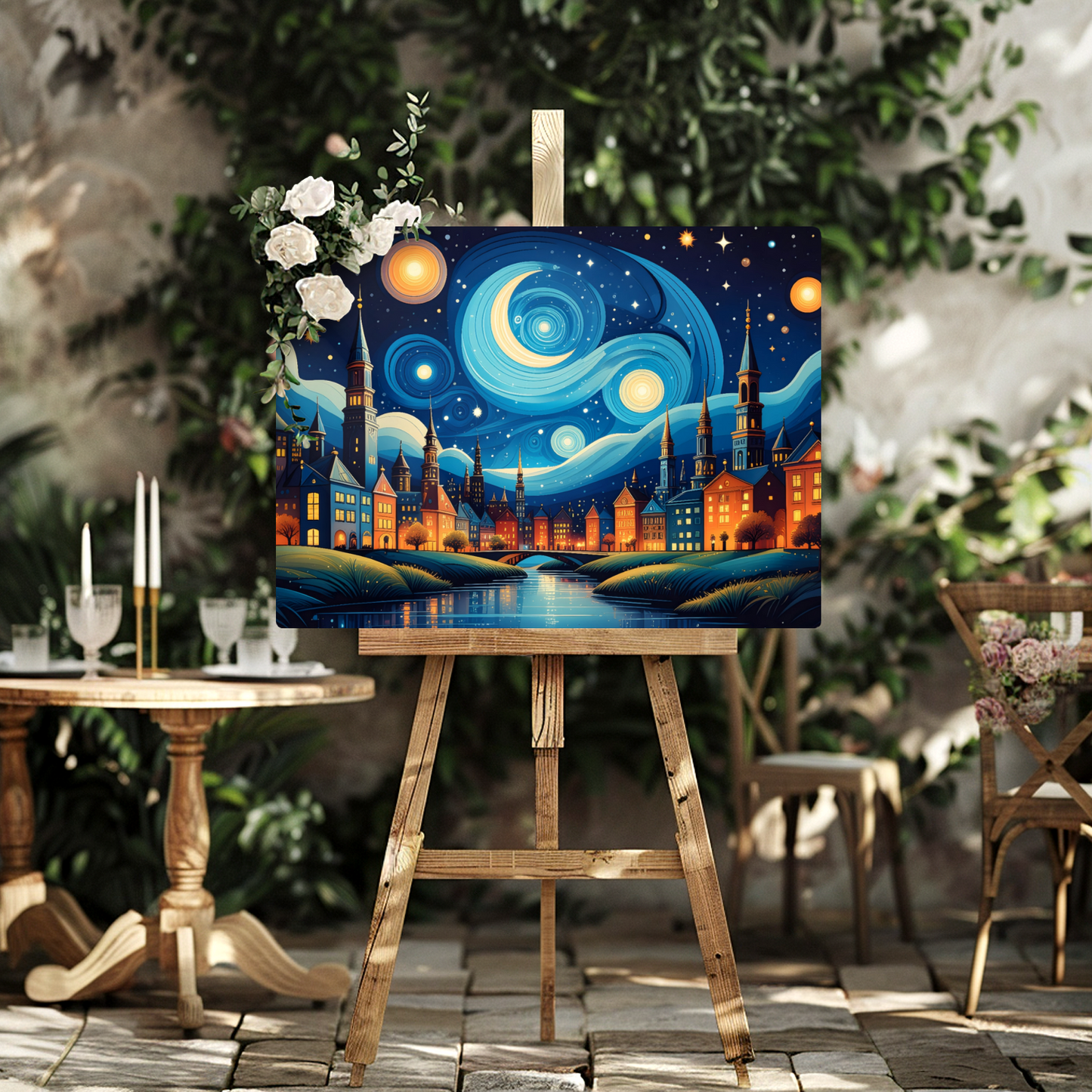 Van Gogh Style 1, Printed On High Gloss Aluminium To Enhance Colour And Detail, Unique Image, Art Is A Gift For A Lifetime...
