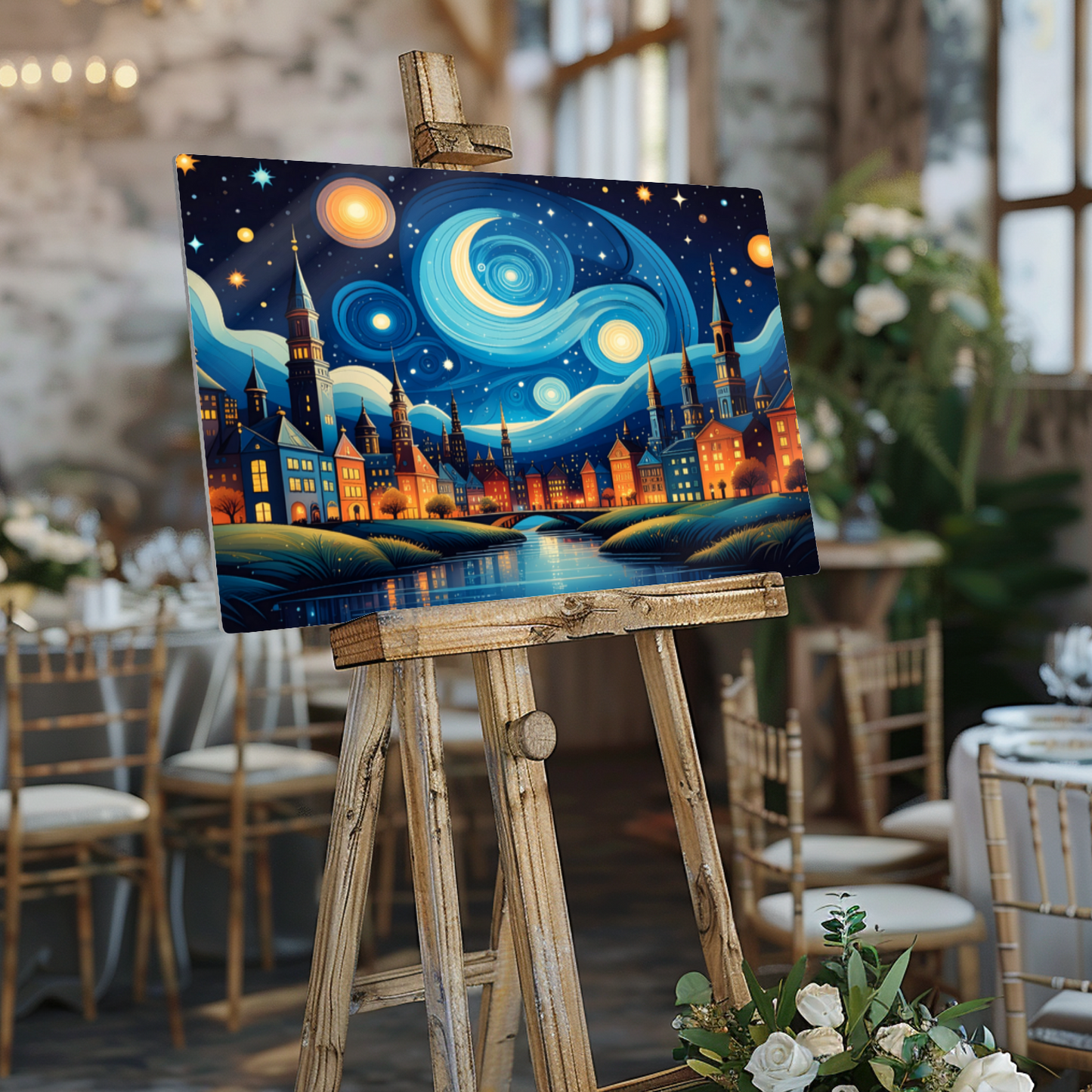 Van Gogh Style 1, Printed On High Gloss Aluminium To Enhance Colour And Detail, Unique Image, Art Is A Gift For A Lifetime...