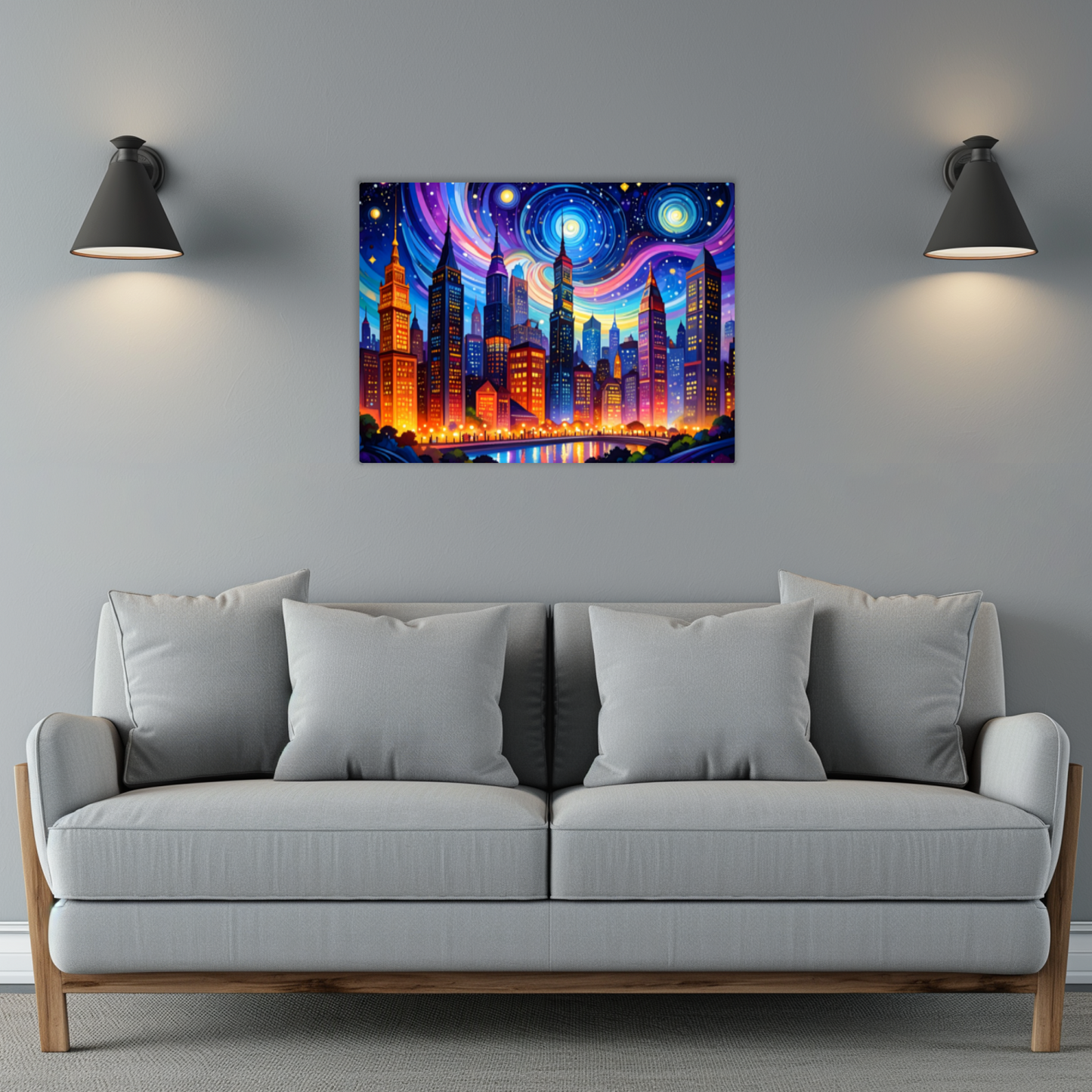 Van Gogh Style 2, Printed On High Gloss Aluminium To Enhance Colour And Detail, Unique Image, Art Is A Gift For A Lifetime...