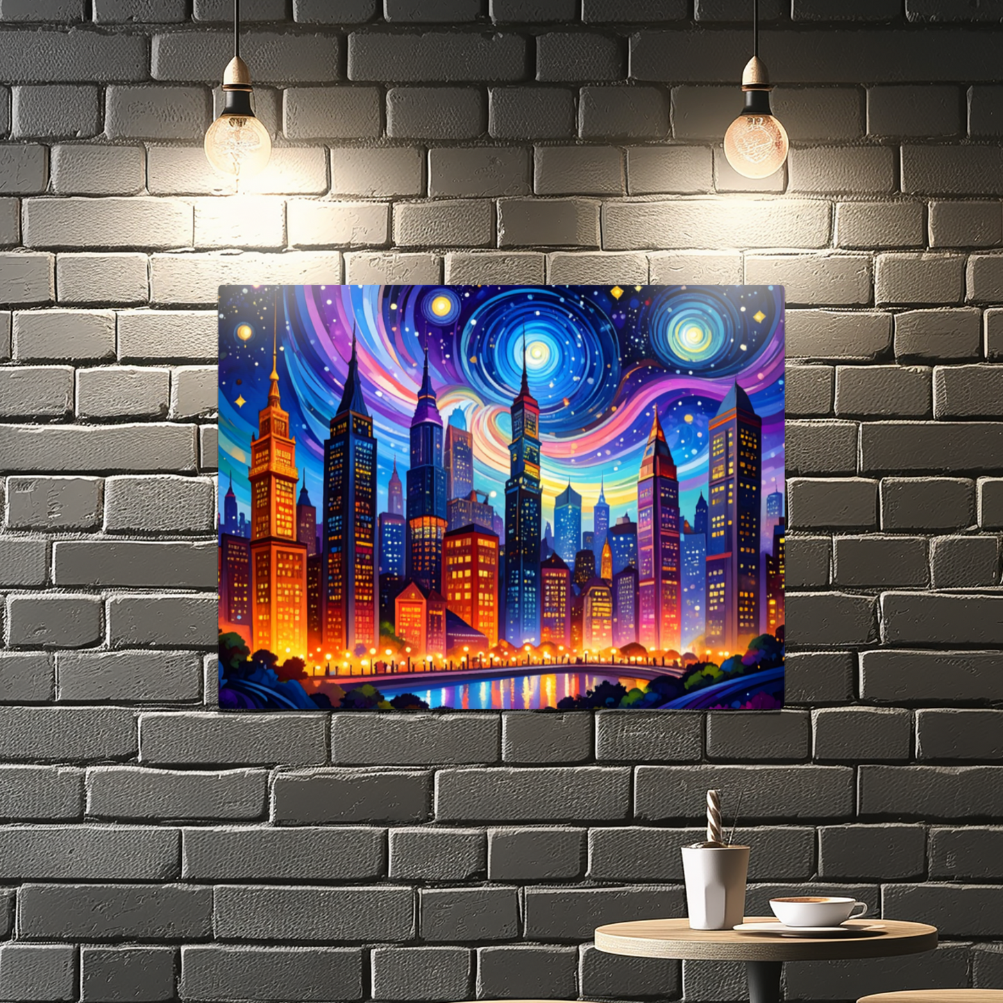 Van Gogh Style 2, Printed On High Gloss Aluminium To Enhance Colour And Detail, Unique Image, Art Is A Gift For A Lifetime...