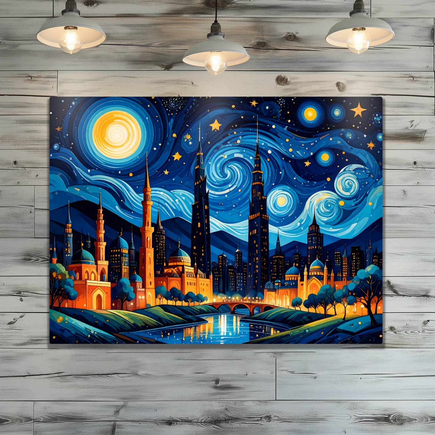 Van Gogh Style 4, Printed On High Gloss Aluminium To Enhance Colour And Detail, Unique Image, Art Is A Gift For A Lifetime...