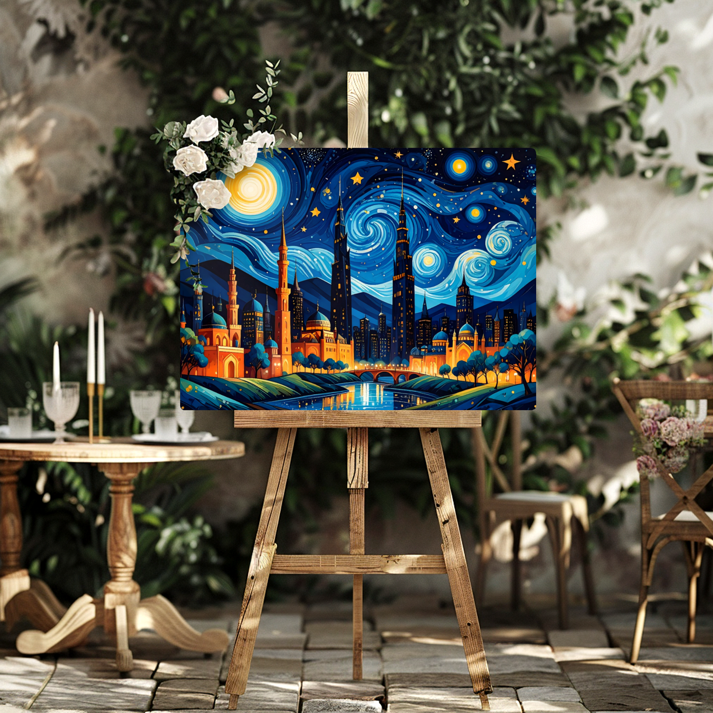 Van Gogh Style 4, Printed On High Gloss Aluminium To Enhance Colour And Detail, Unique Image, Art Is A Gift For A Lifetime...