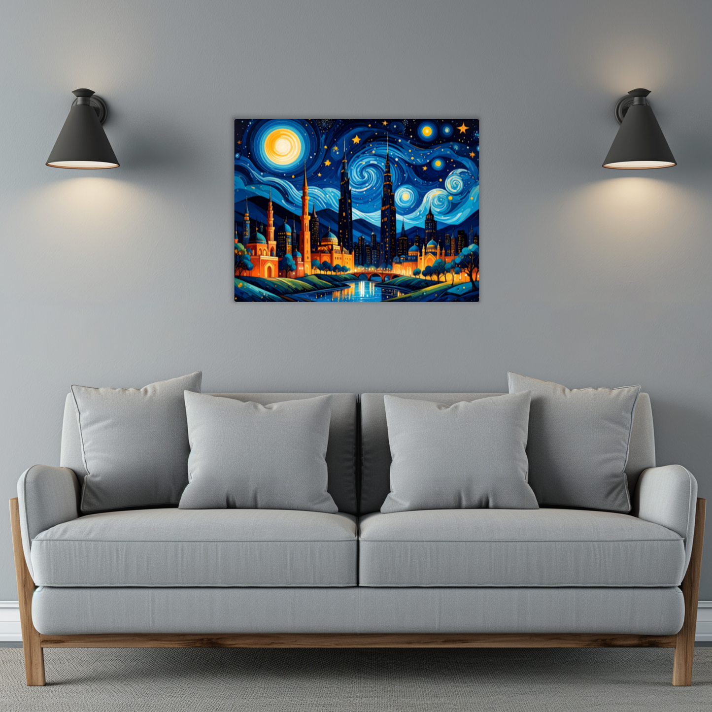 Van Gogh Style 4, Printed On High Gloss Aluminium To Enhance Colour And Detail, Unique Image, Art Is A Gift For A Lifetime...