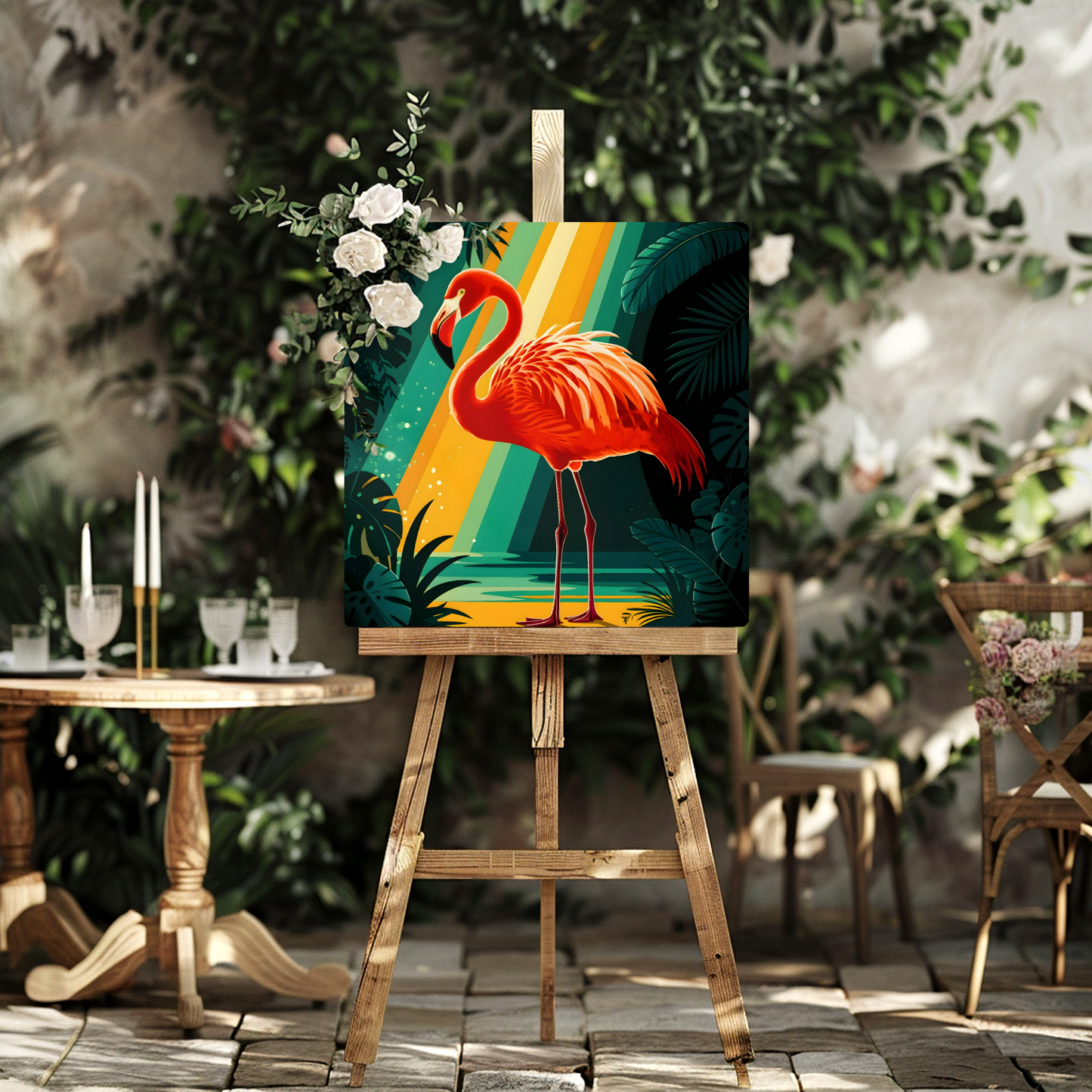 Flamingo 1, Printed On High Gloss Aluminium To Enhance Colour And Detail, Unique Image, Art Is A Gift For A Lifetime...