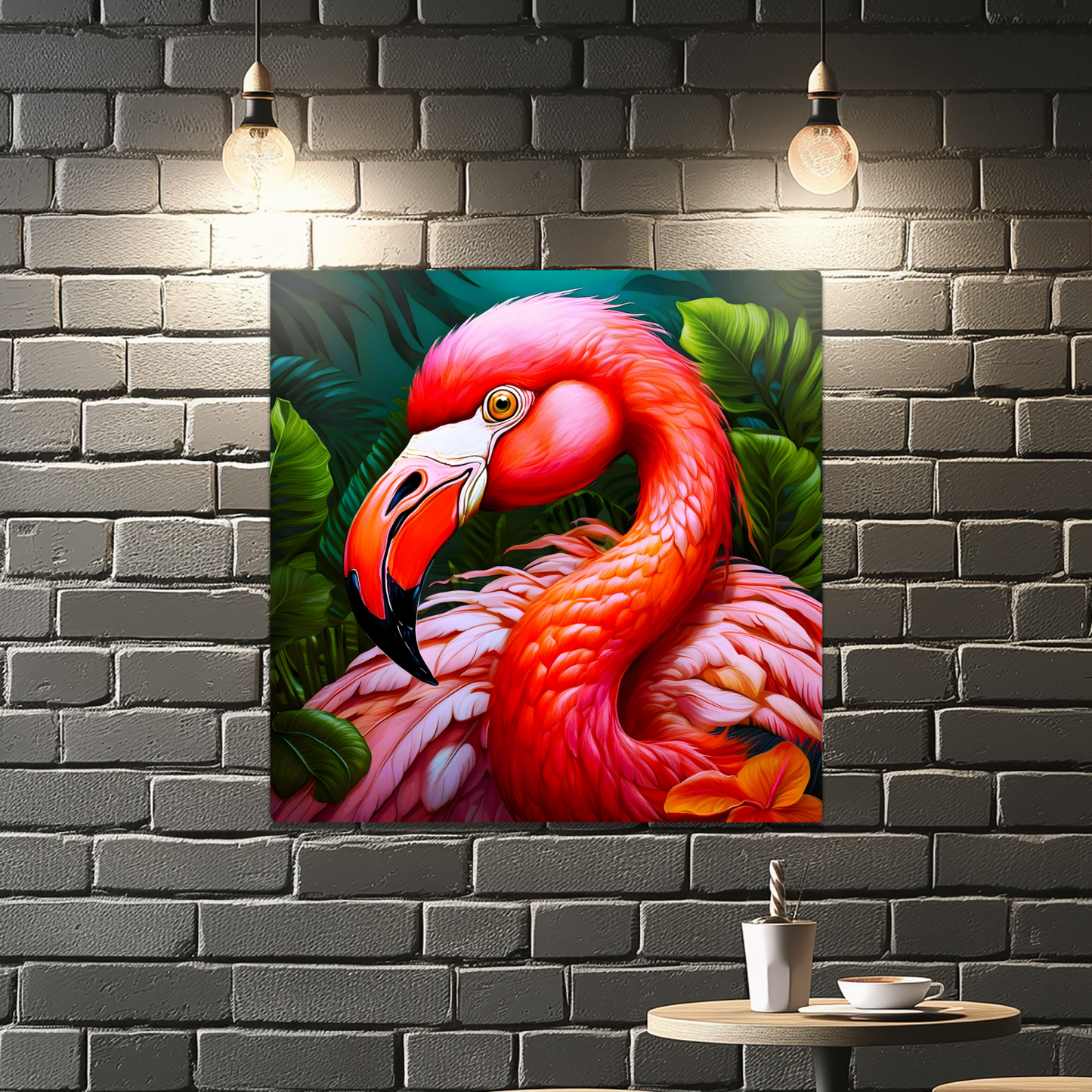 Flamingo 2, Printed On High Gloss Aluminium To Enhance Colour And Detail, Unique Image, Art Is A Gift For A Lifetime...