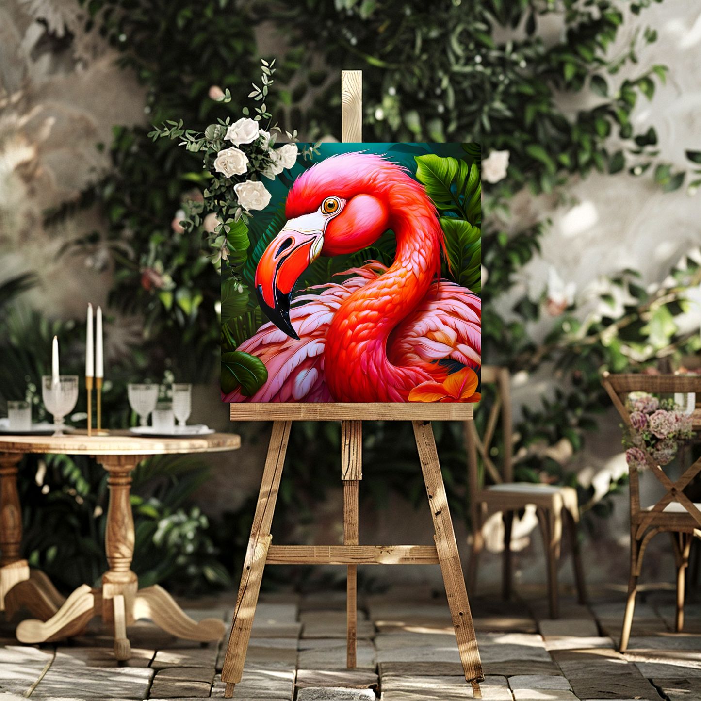 Flamingo 2, Printed On High Gloss Aluminium To Enhance Colour And Detail, Unique Image, Art Is A Gift For A Lifetime...