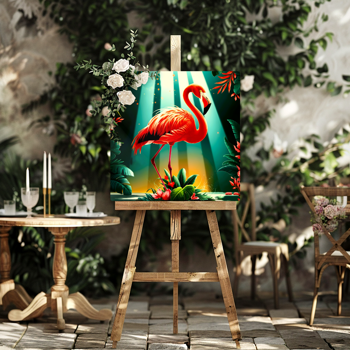 Flamingo 3, Printed On High Gloss Aluminium To Enhance Colour And Detail, Unique Image, Art Is A Gift For A Lifetime...