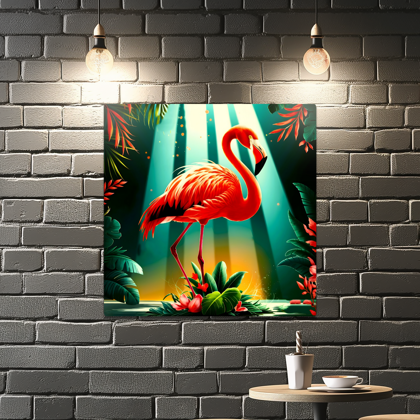 Flamingo 3, Printed On High Gloss Aluminium To Enhance Colour And Detail, Unique Image, Art Is A Gift For A Lifetime...