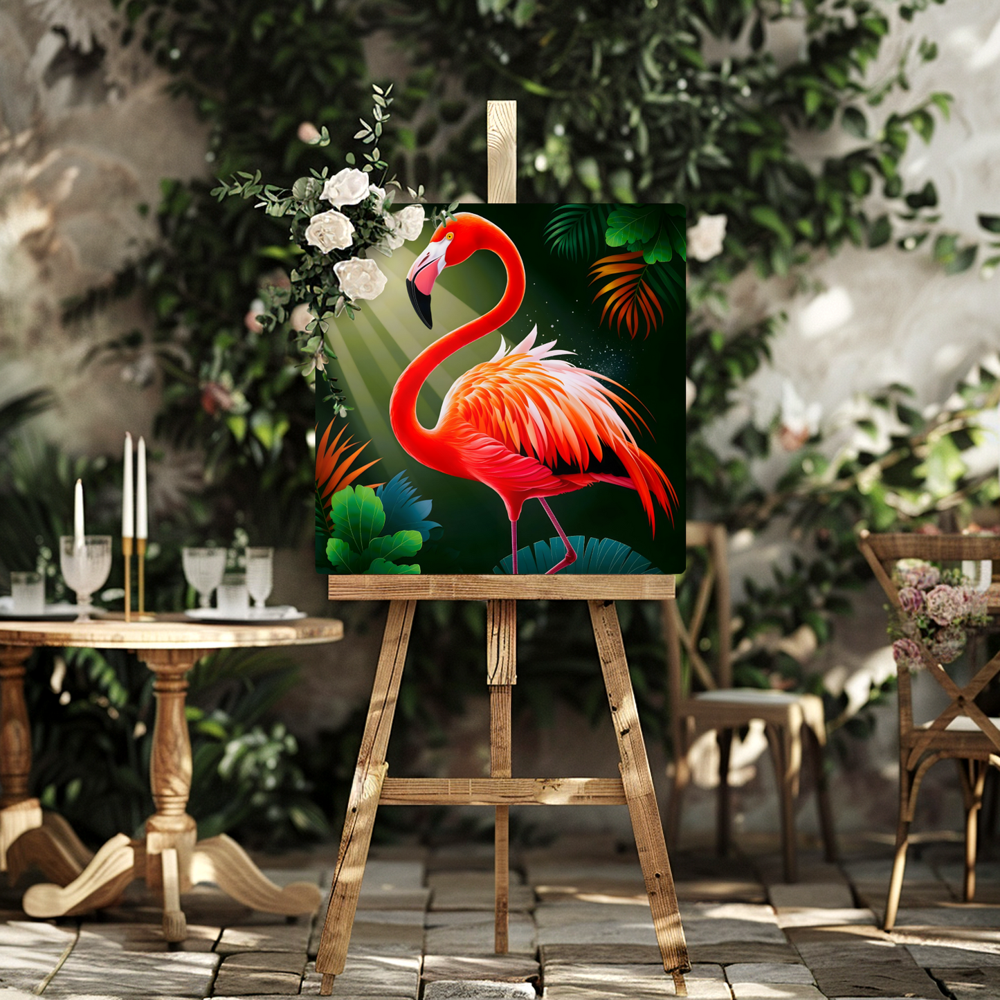 Flamingo 4, Printed On High Gloss Aluminium To Enhance Colour And Detail, Unique Image, Art Is A Gift For A Lifetime...