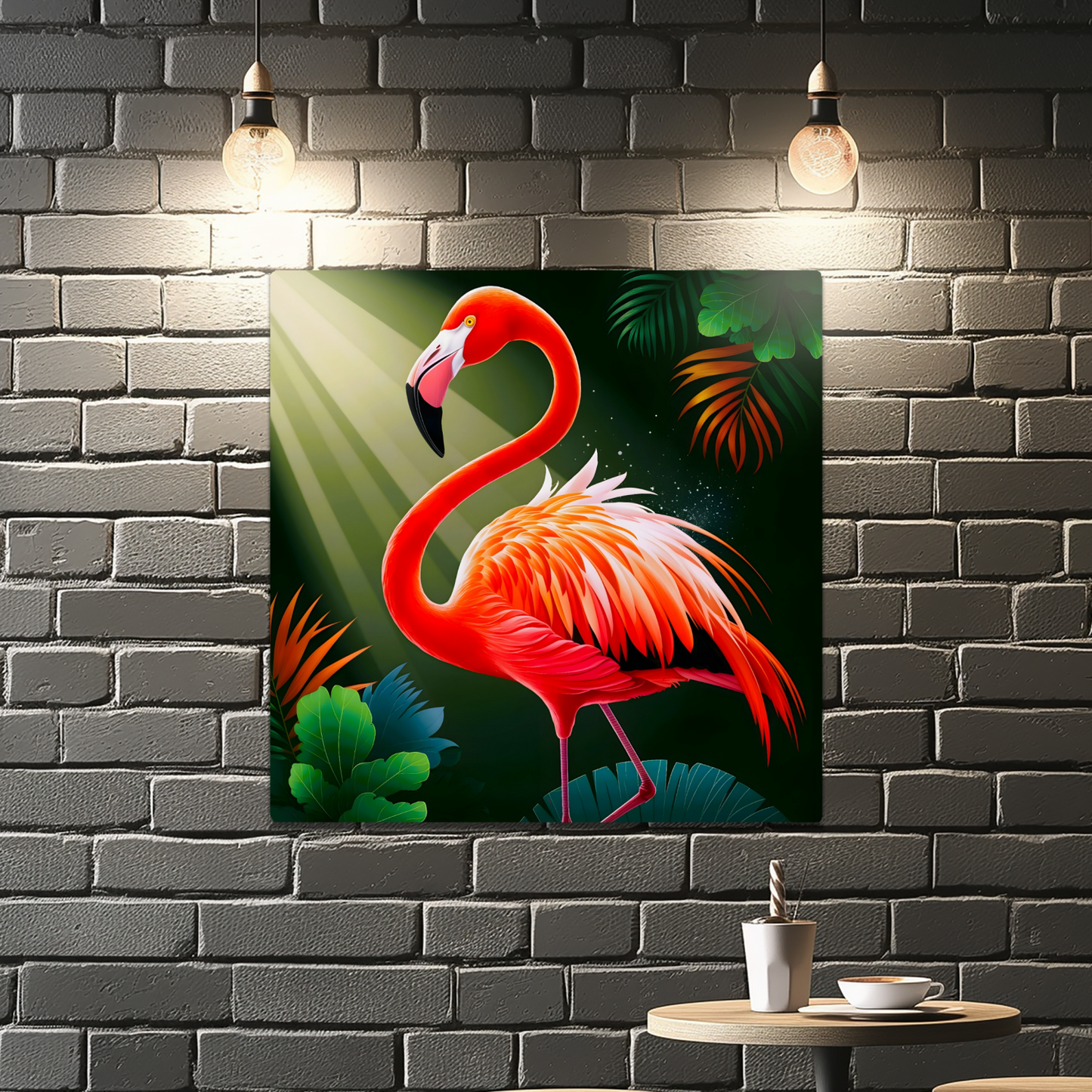 Flamingo 4, Printed On High Gloss Aluminium To Enhance Colour And Detail, Unique Image, Art Is A Gift For A Lifetime...