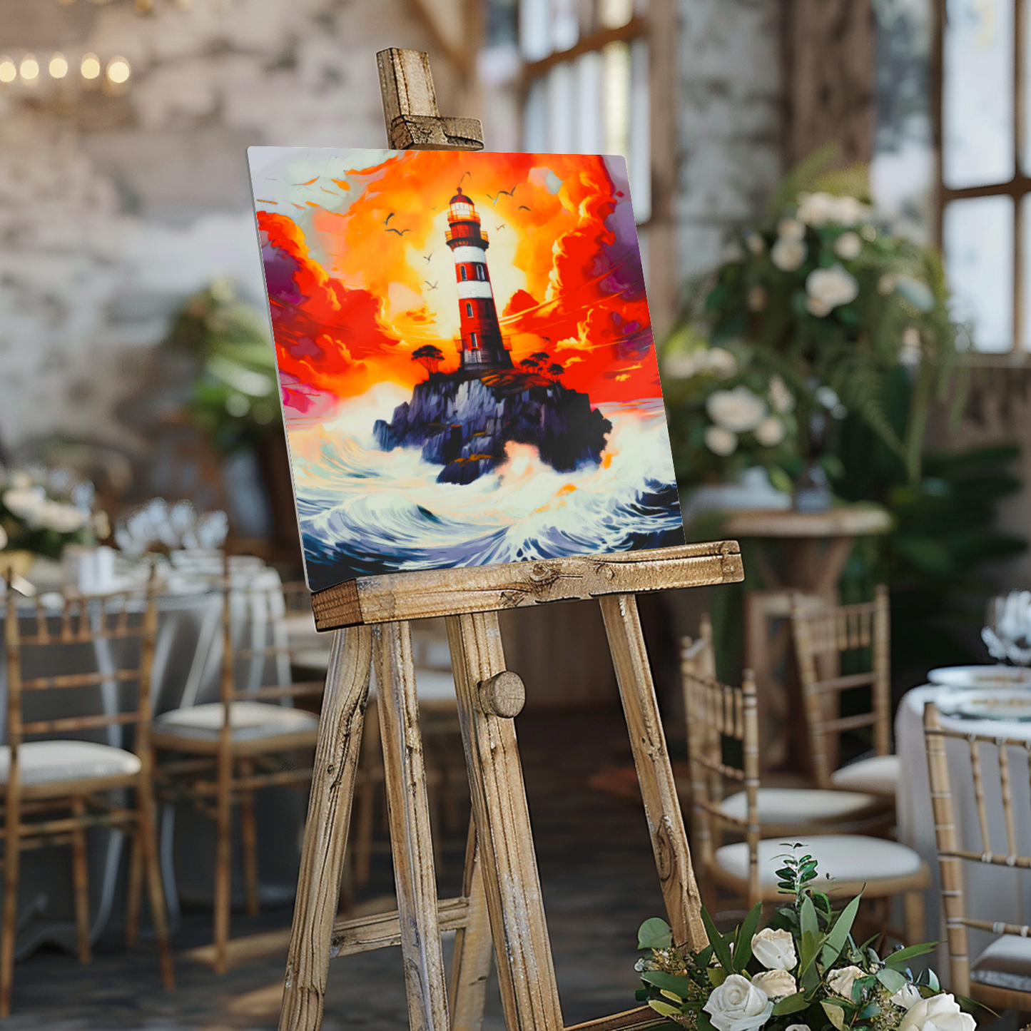 Lighthouse 1, Printed On High Gloss Aluminium To Enhance Colour And Detail, Unique Image, Art Is A Gift For A Lifetime...