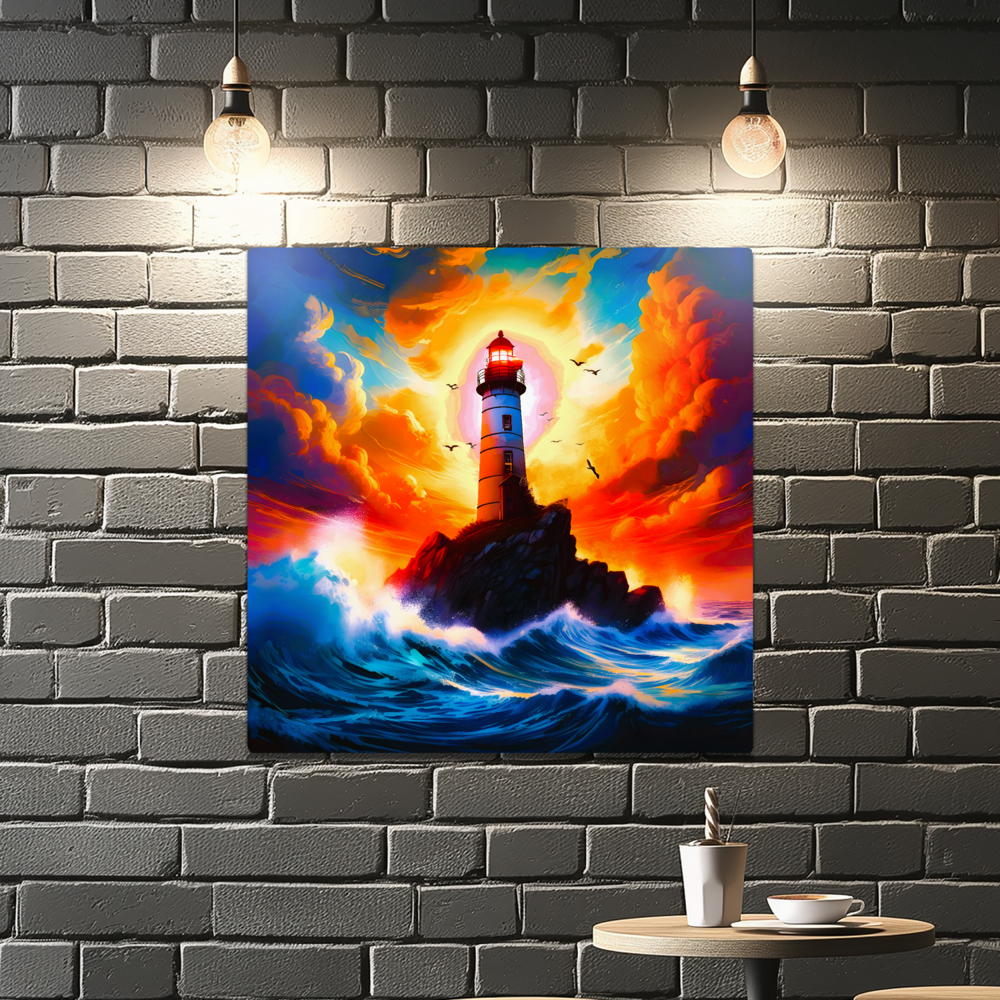 Lighthouse 2, Printed On High Gloss Aluminium To Enhance Colour And Detail, Unique Image, Art Is A Gift For A Lifetime...