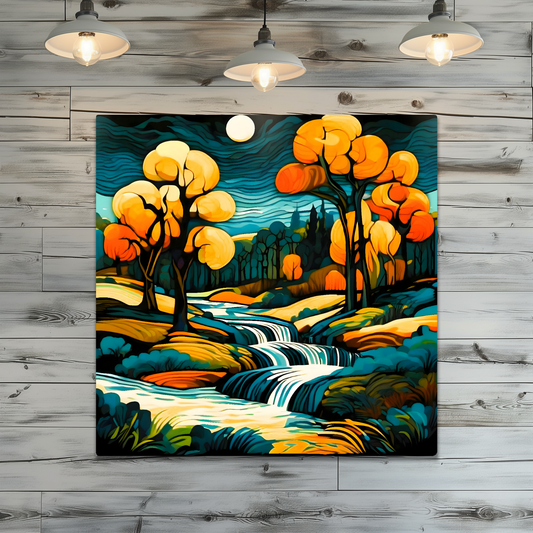 Downstream 1, Printed On High Gloss Aluminium To Enhance Colour And Detail, Unique Image, A Gift For A Lifetime...