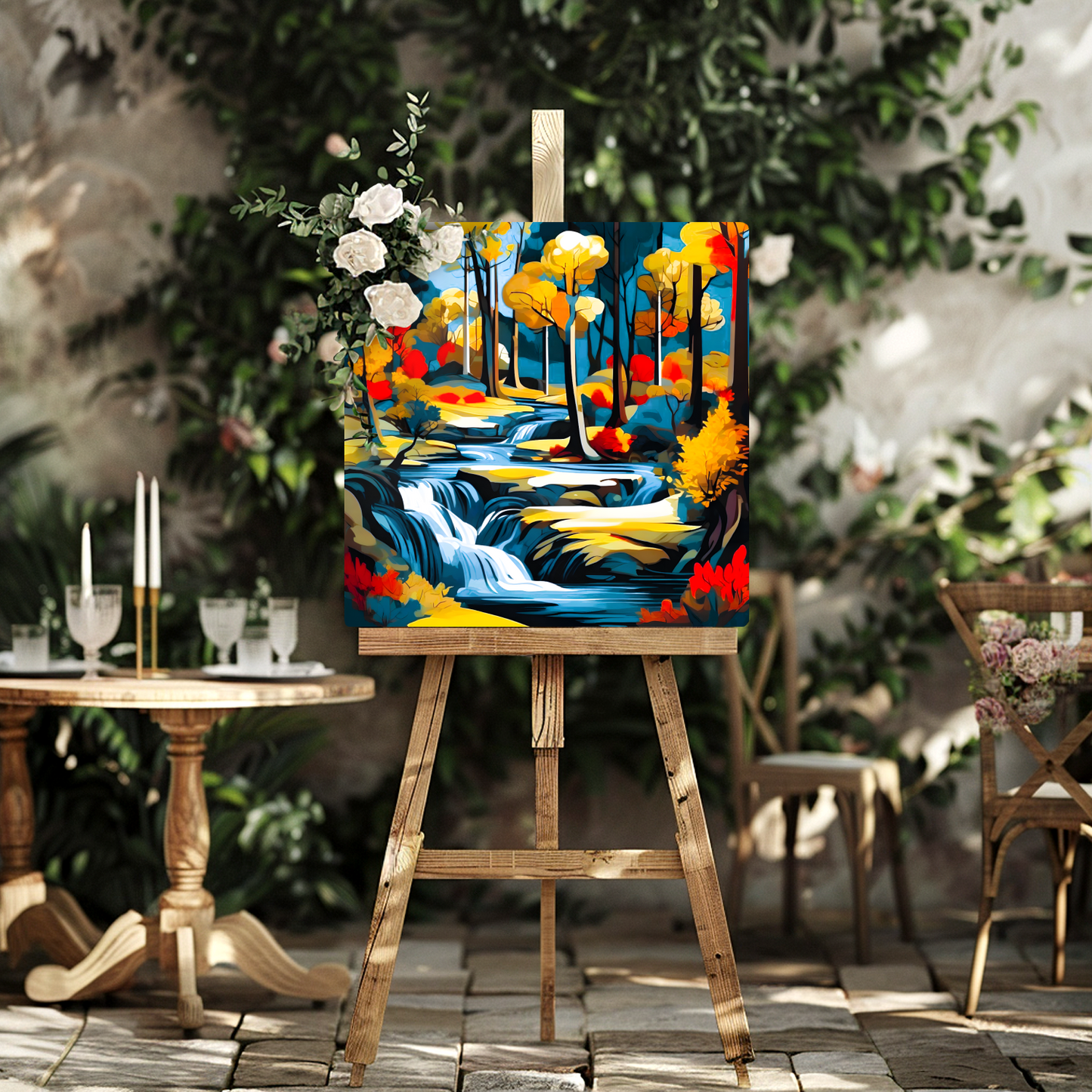 Downstream Forest 2, Printed On High Gloss Aluminium To Enhance Colour And Detail, Unique Image, Art Is A Gift For A Lifetime...