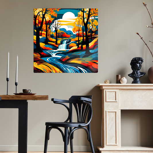 Downstream 3, Printed On High Gloss Aluminium To Enhance Colour And Detail, Unique Image, A Gift For A Lifetime...