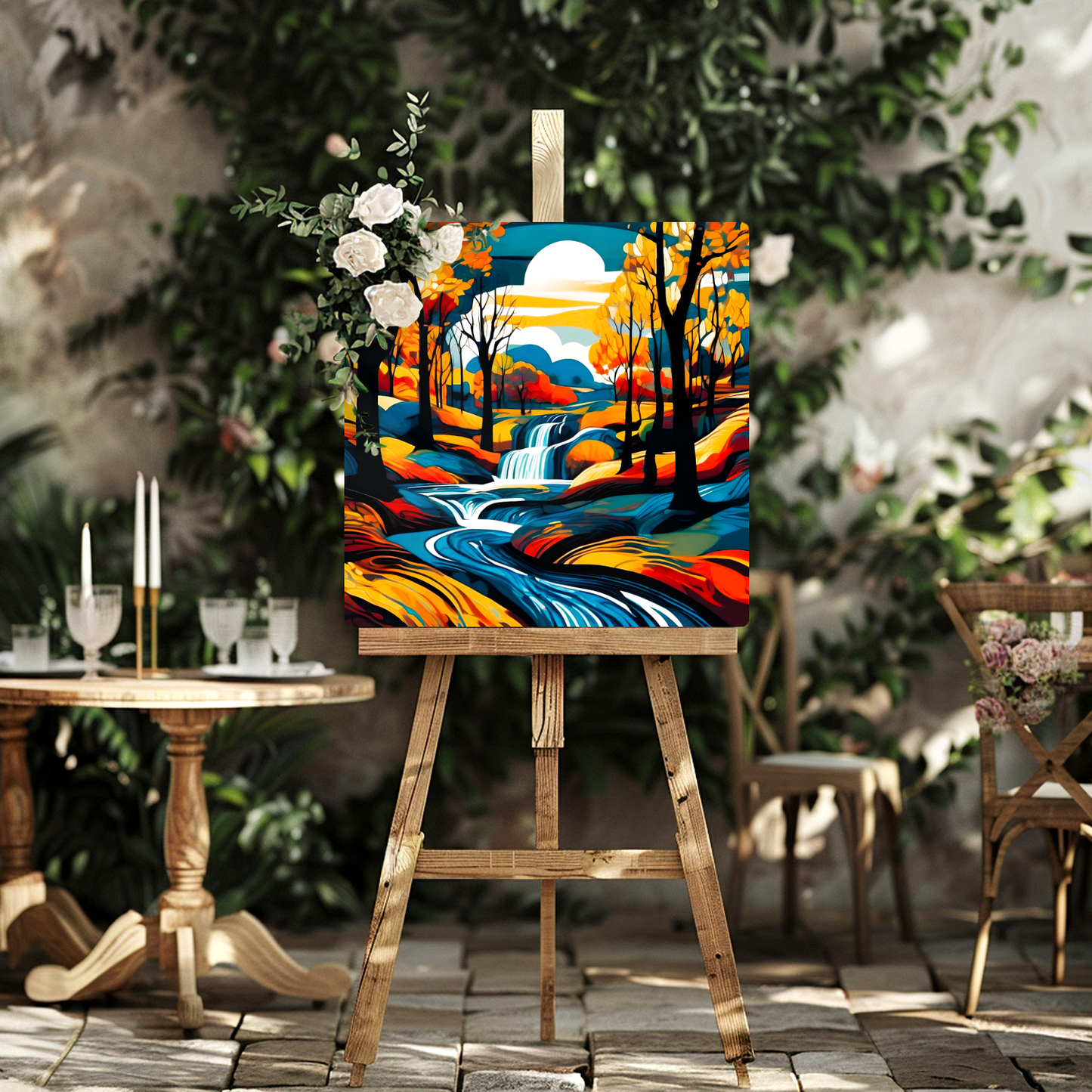 Downstream Forest 3, Printed On High Gloss Aluminium To Enhance Colour And Detail, Unique Image, Art Is A Gift For A Lifetime...