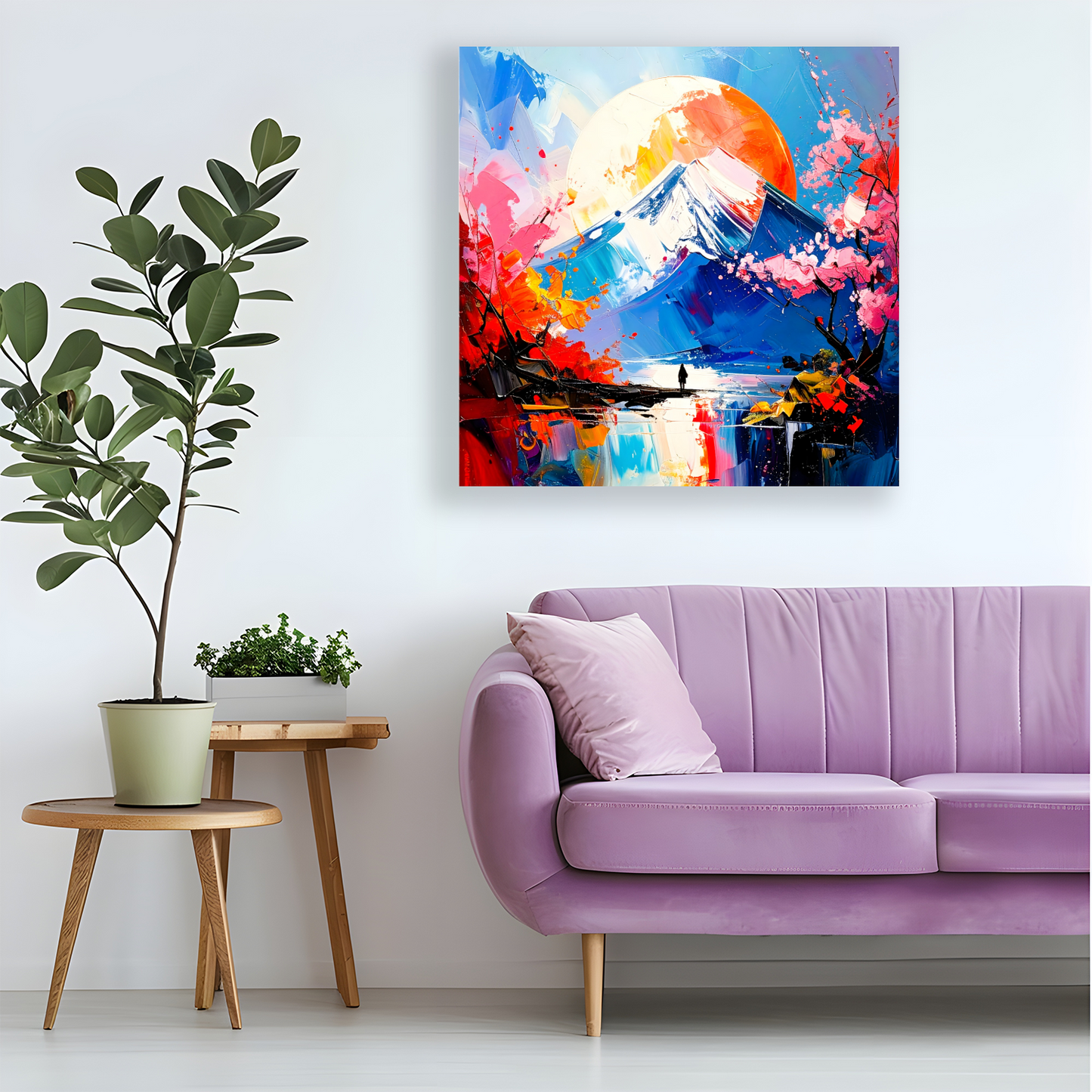 Japanese Landscape 2, Canvas Wall Art, Unique Image, Vivid Colours, Great Gift Ideas, Perfect Wall Décor, A gift For A Lifetime...