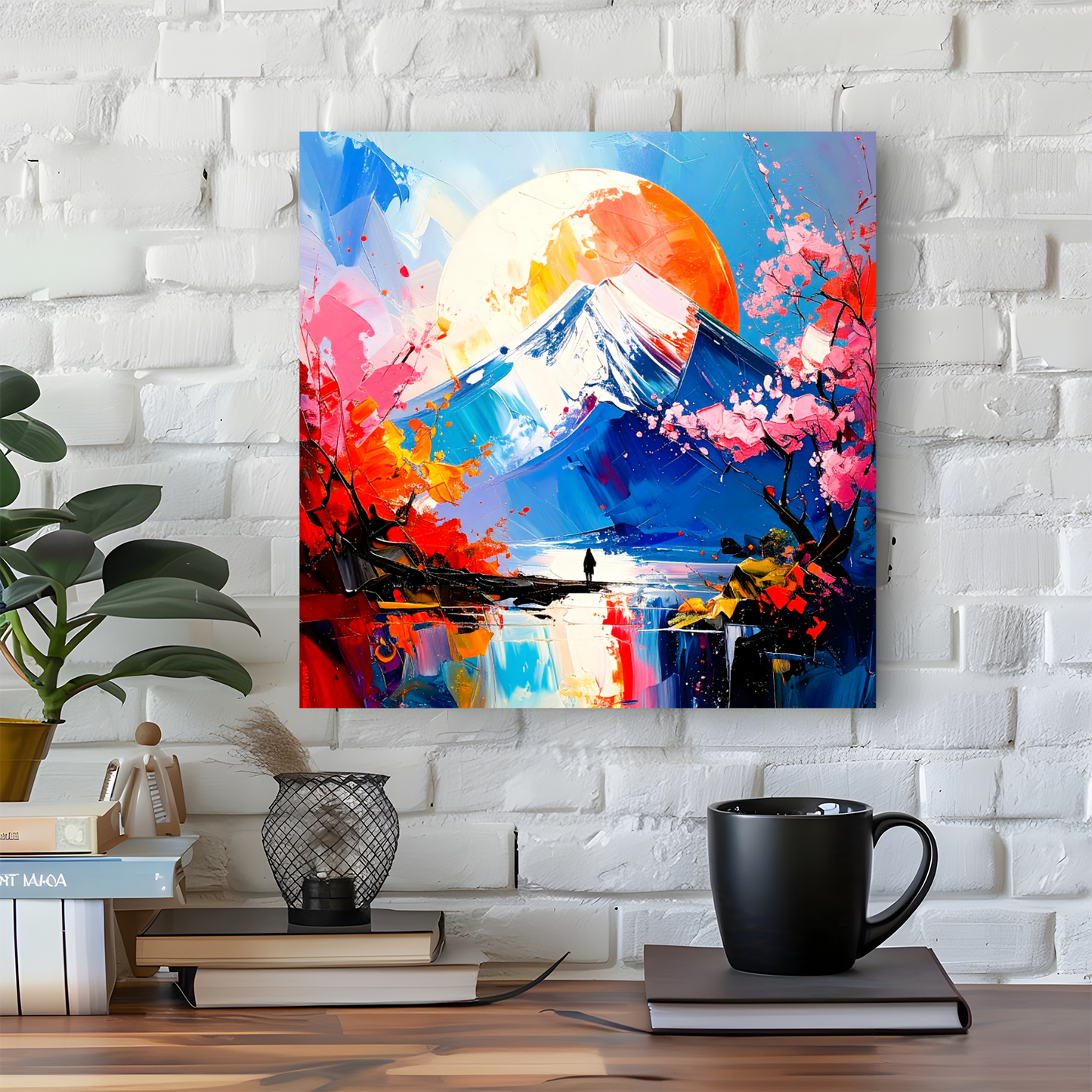 Japanese Landscape 2, Canvas Wall Art, Unique Image, Vivid Colours, Great Gift Ideas, Perfect Wall Décor, A gift For A Lifetime...