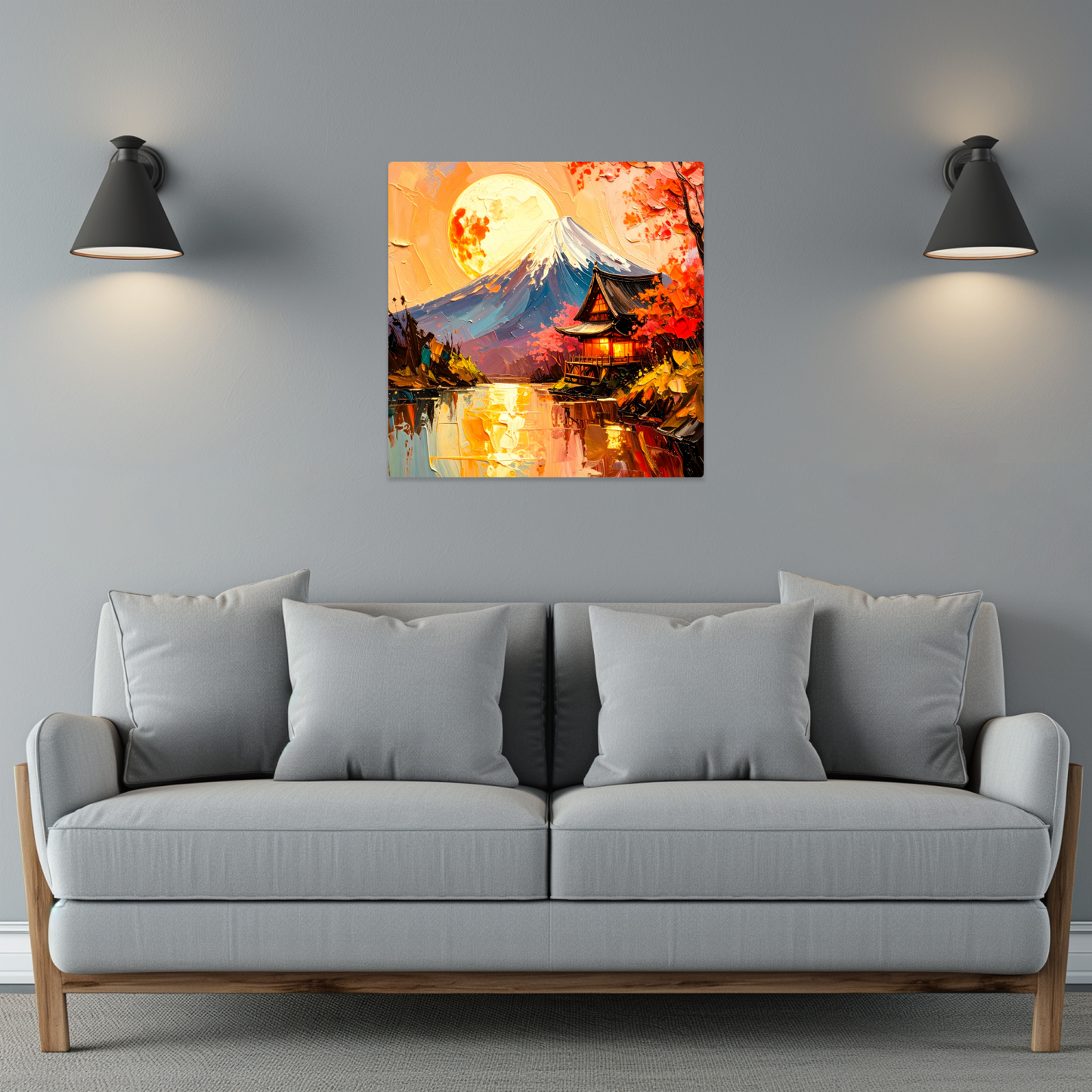Japanese Landscape 1, Printed On High Gloss Aluminium To Enhance Colour And Detail, Unique Image, Art Is A Gift For A Lifetime...