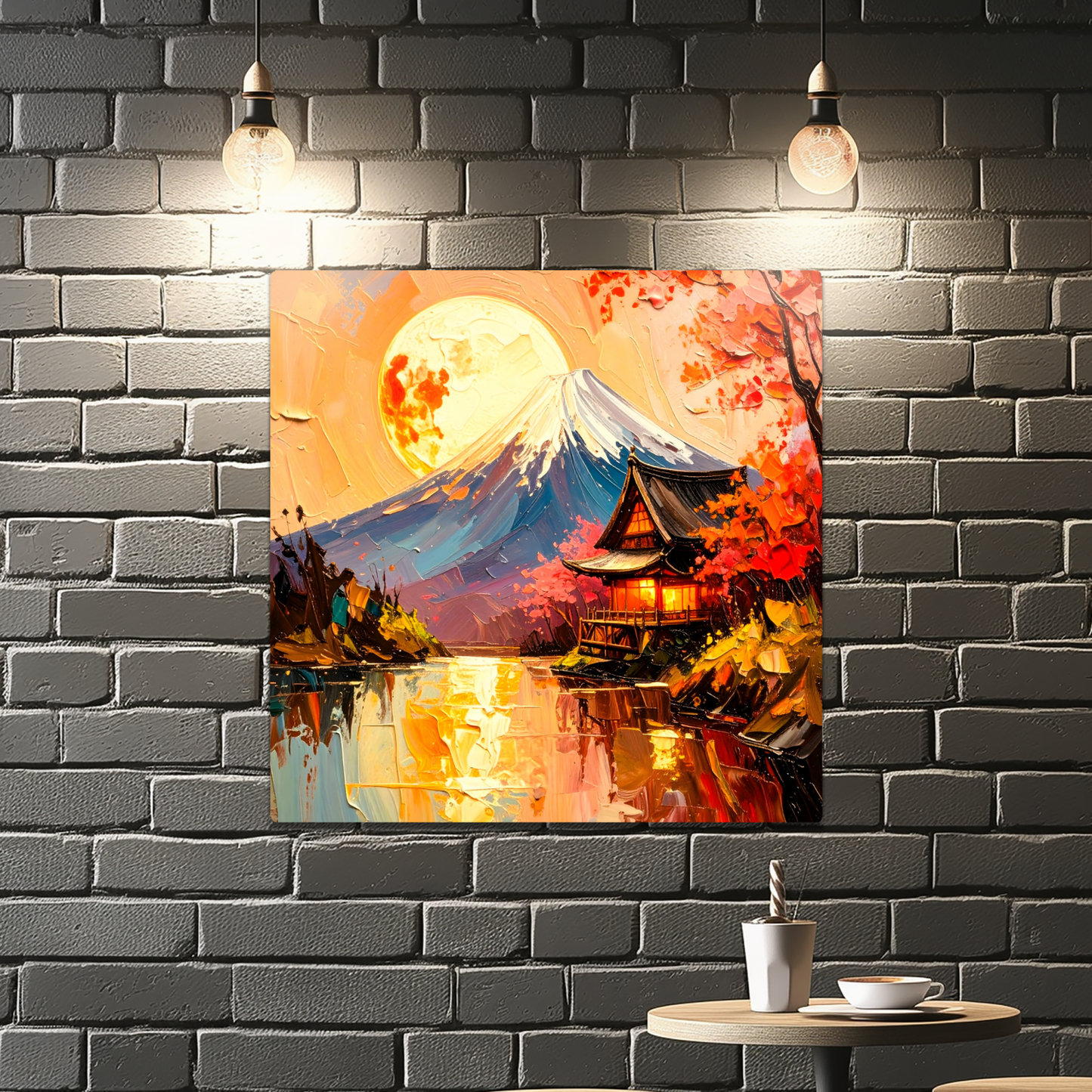 Japanese Landscape 1, Printed On High Gloss Aluminium To Enhance Colour And Detail, Unique Image, Art Is A Gift For A Lifetime...