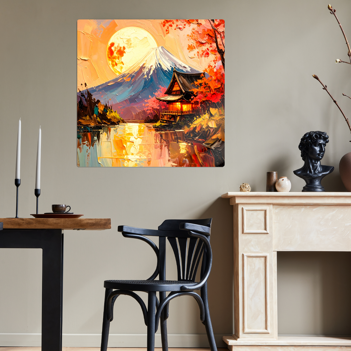 Japanese Landscape 1, Printed On High Gloss Aluminium To Enhance Colour And Detail, Unique Image, Art Is A Gift For A Lifetime...