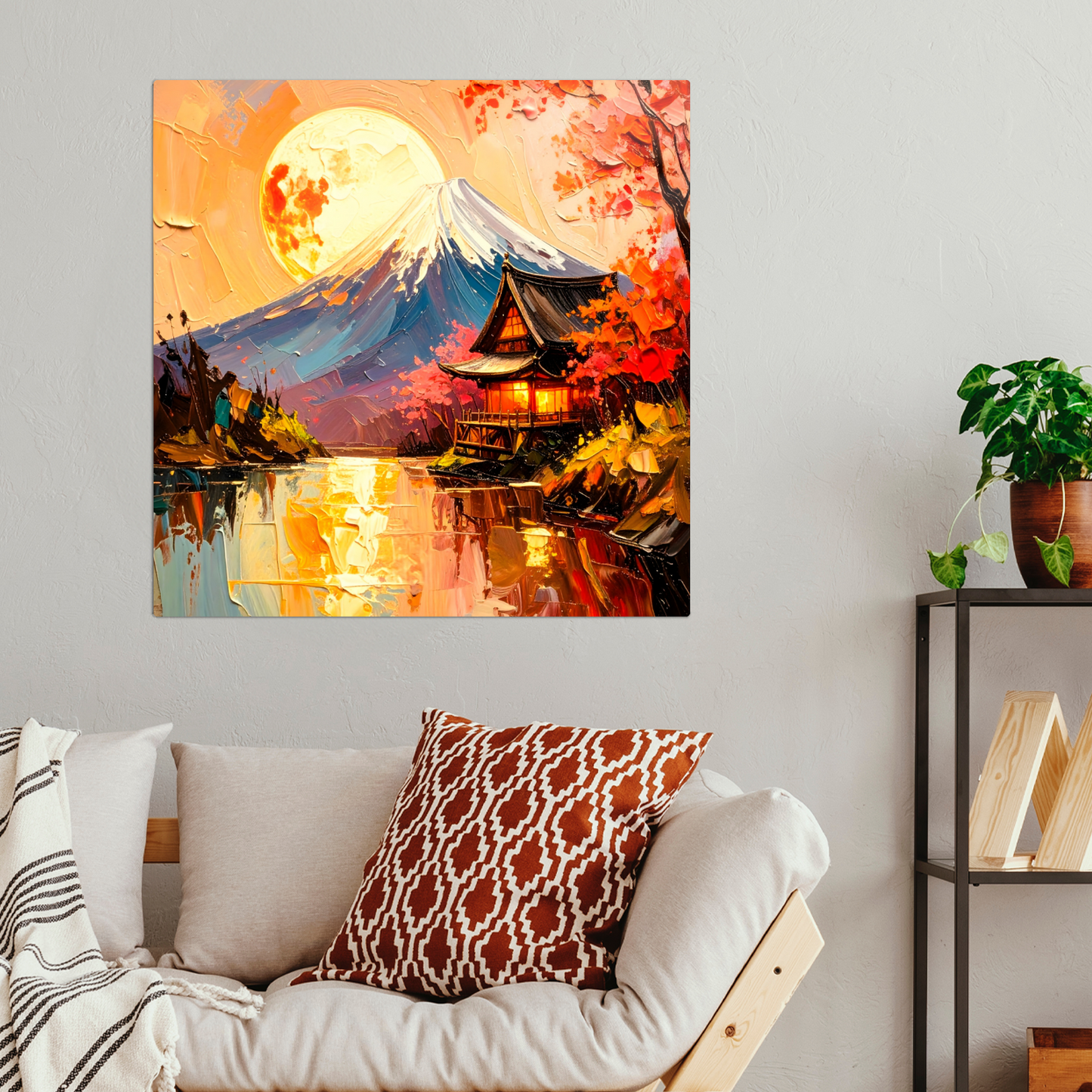 Japanese Landscape 1, Printed On High Gloss Aluminium To Enhance Colour And Detail, Unique Image, Art Is A Gift For A Lifetime...