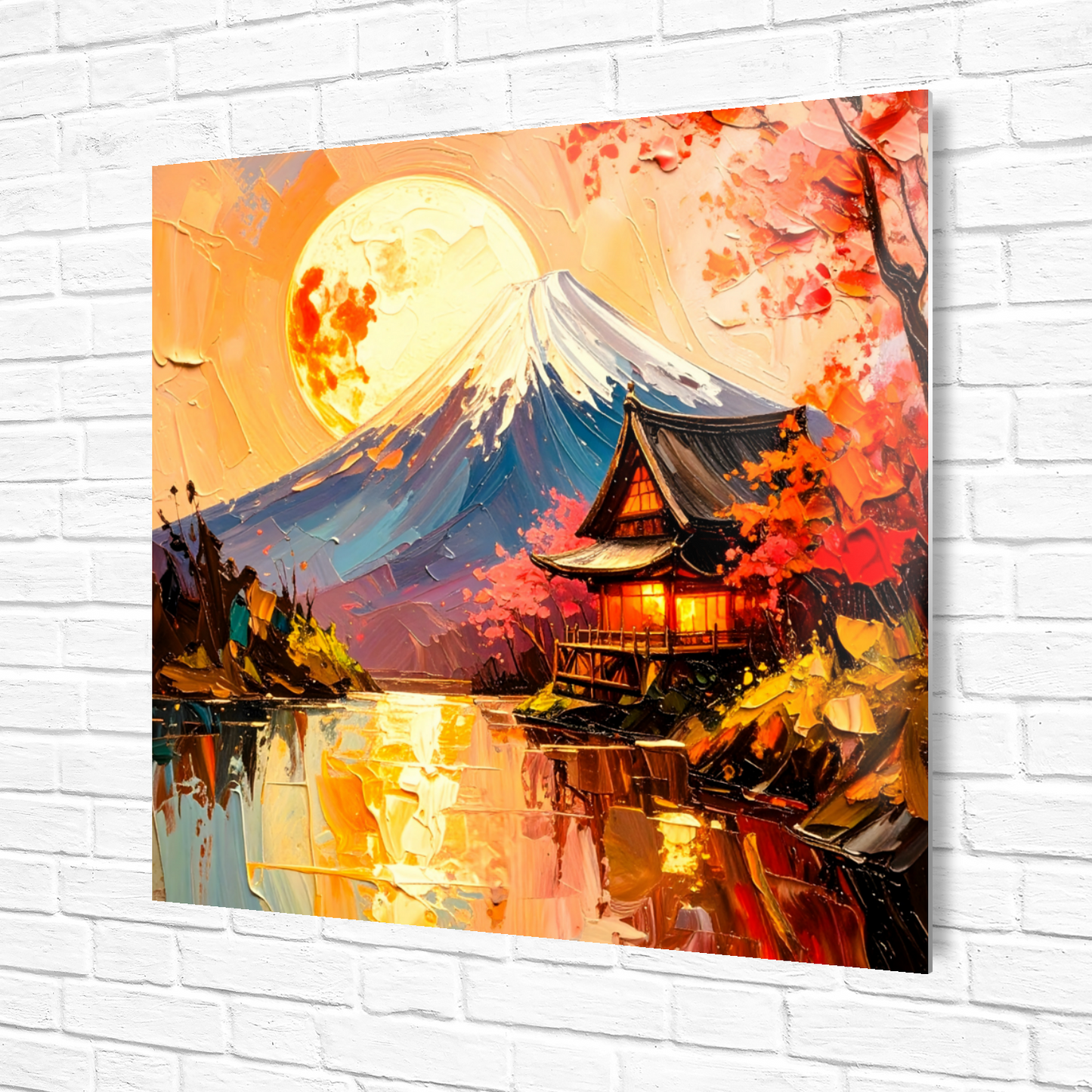 Japanese Landscape 1, Printed On High Gloss Aluminium To Enhance Colour And Detail, Unique Image, Art Is A Gift For A Lifetime...