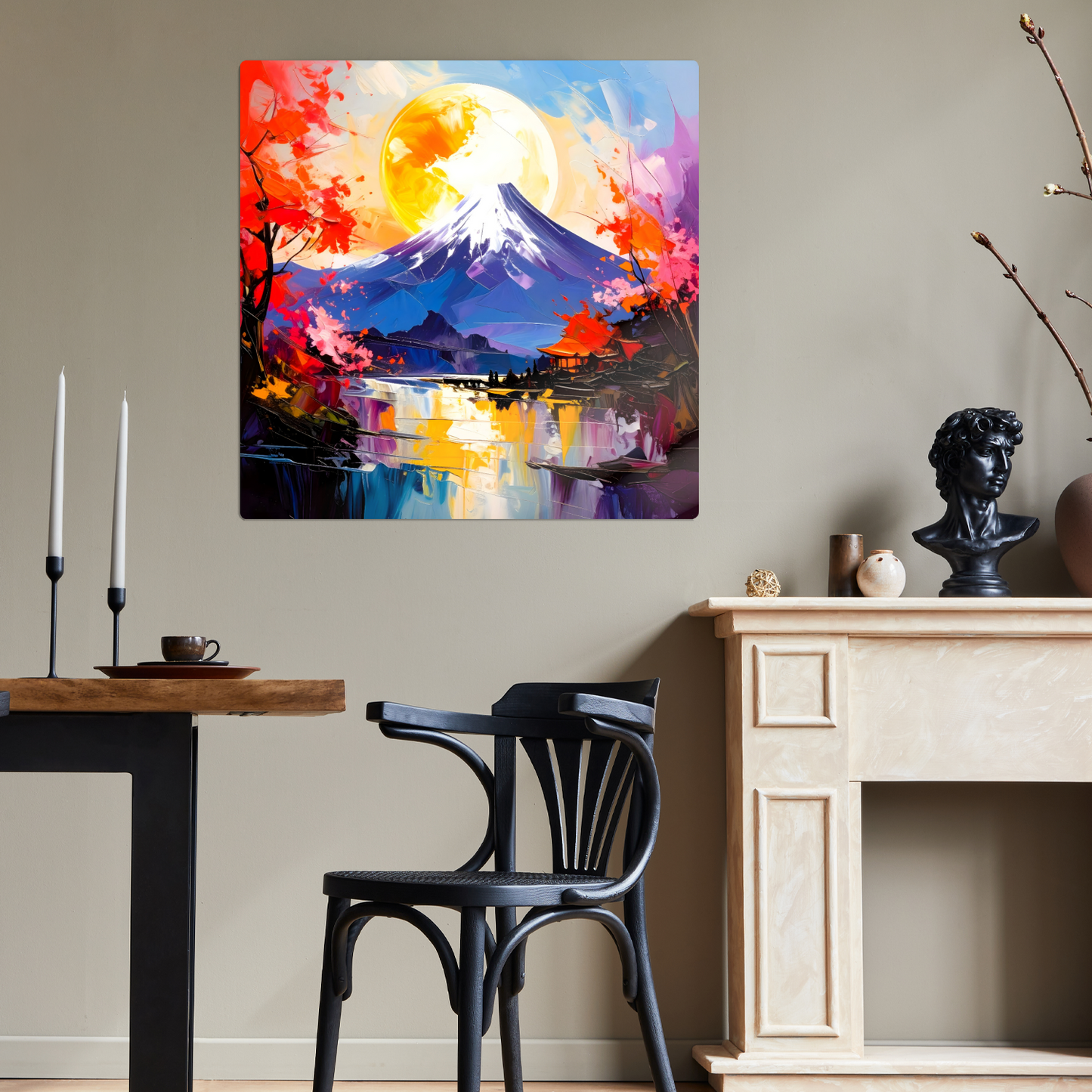 Japanese Landscape 3, Printed On High Gloss Aluminium To Enhance Colour And Detail, Unique Image, Art Is A Gift For A Lifetime...