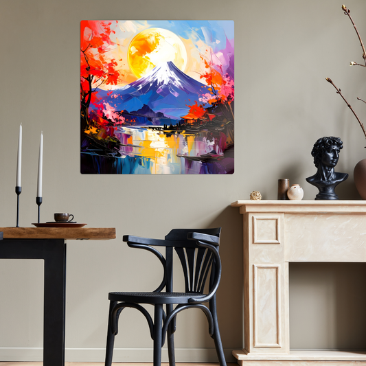 Japanese Landscape 3, Printed on gloss aluminium to enhance colour and detail, unique print, an enduring gift...