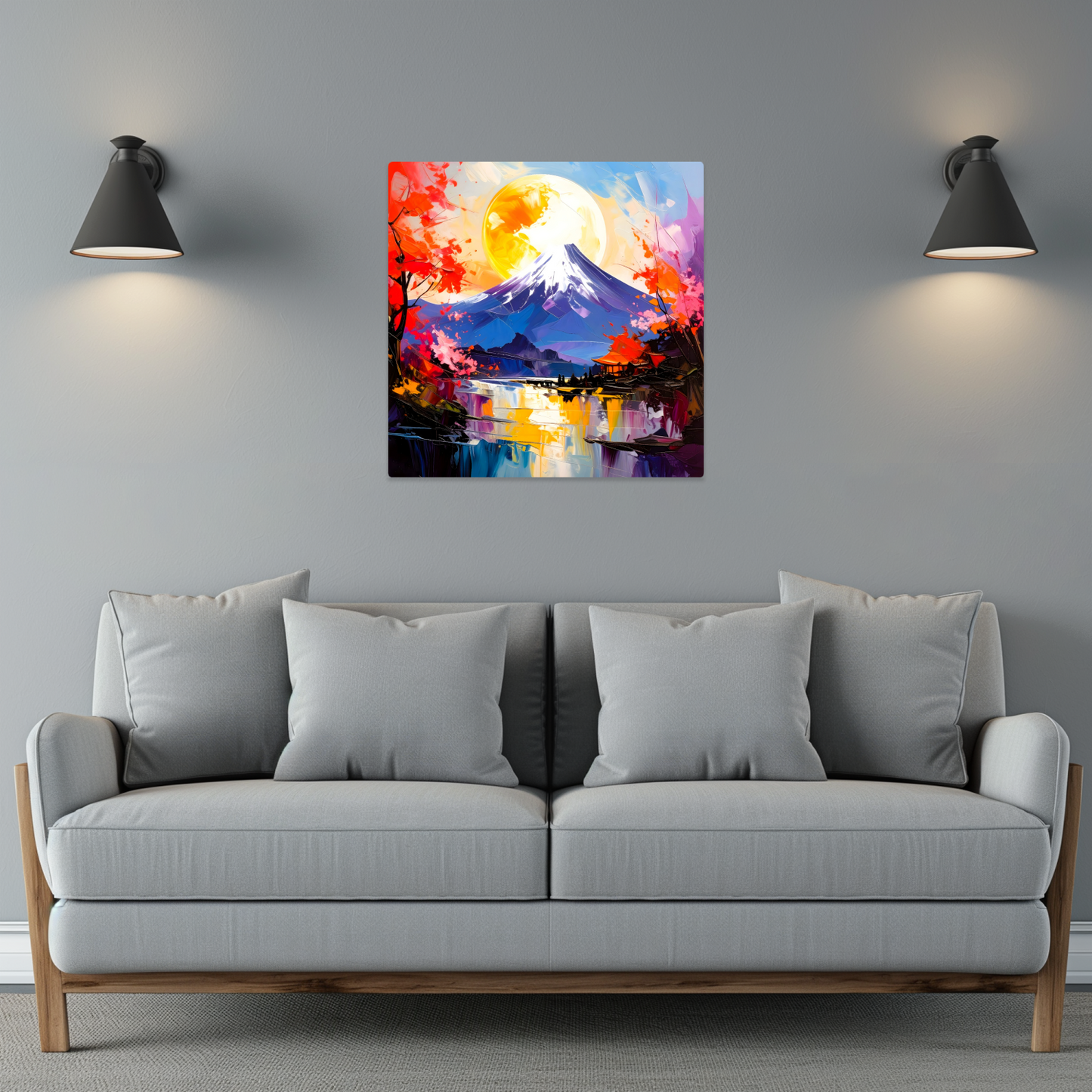 Japanese Landscape 3, Printed On High Gloss Aluminium To Enhance Colour And Detail, Unique Image, Art Is A Gift For A Lifetime...