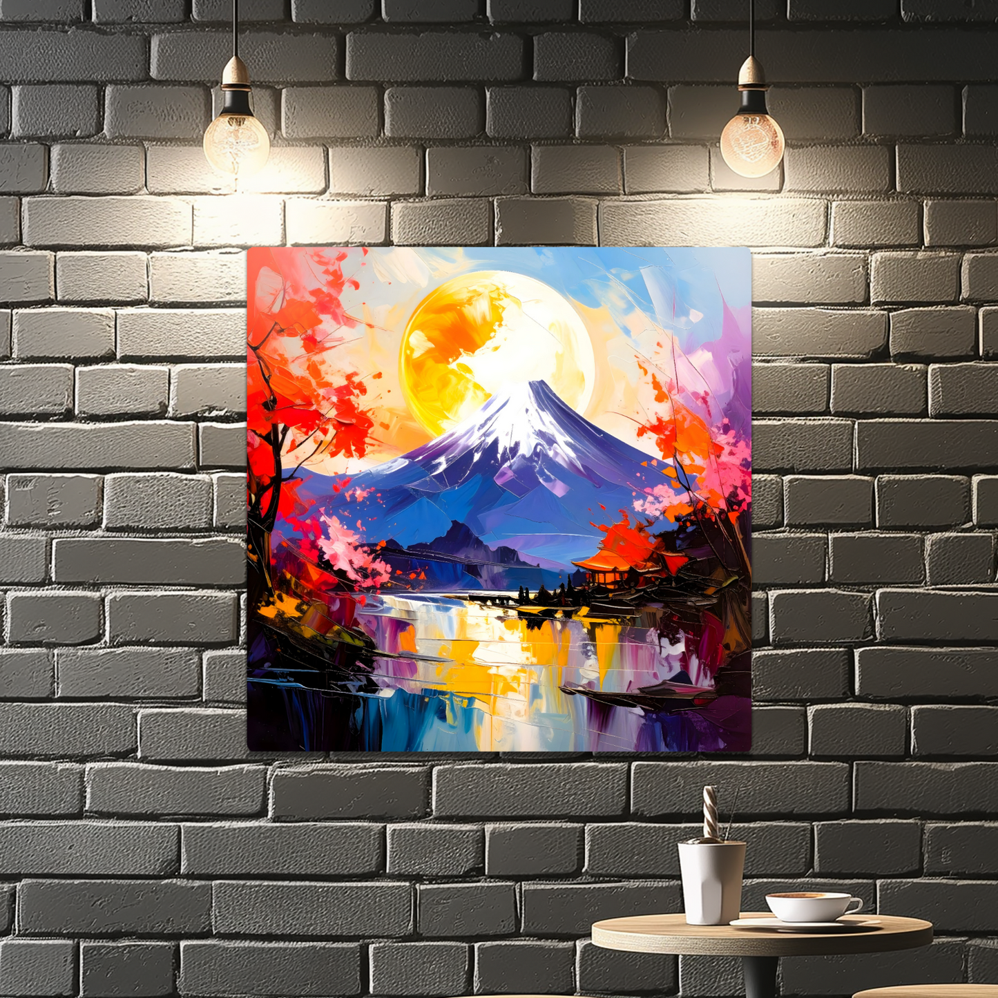 Japanese Landscape 3, Printed On High Gloss Aluminium To Enhance Colour And Detail, Unique Image, Art Is A Gift For A Lifetime...