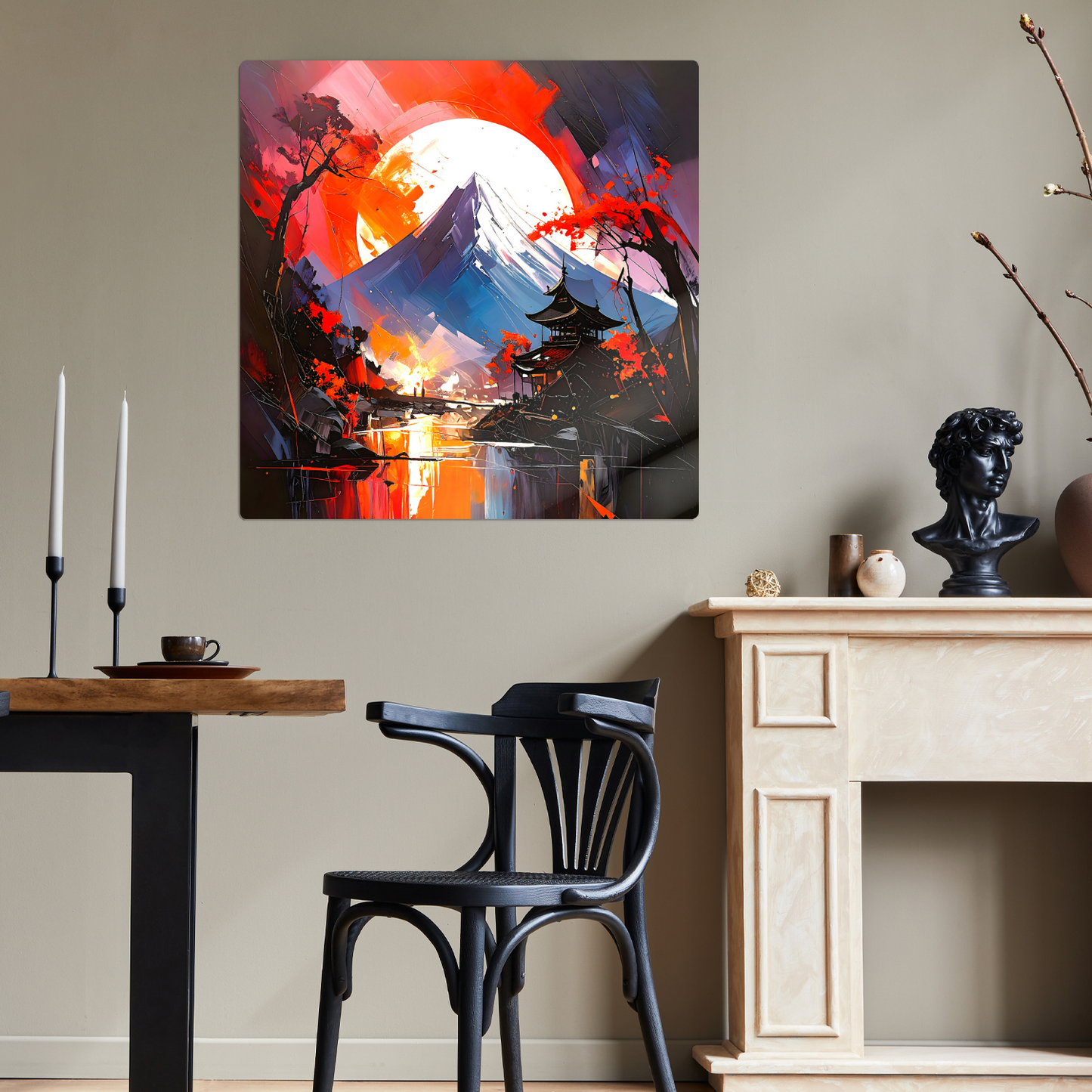 Japanese Landscape 4, Printed On High Gloss Aluminium To Enhance Colour And Detail, Unique Image, Art Is A Gift For A Lifetime...