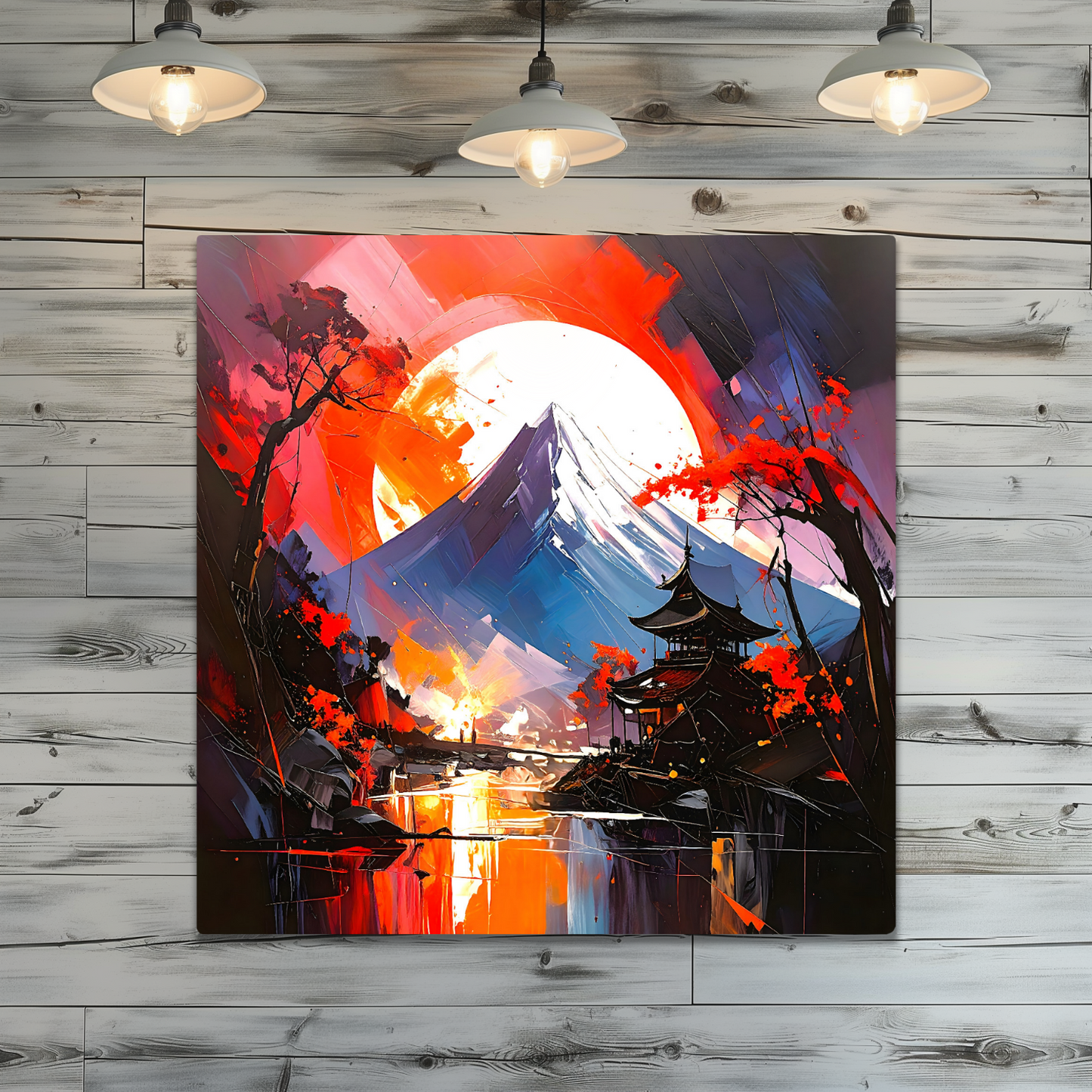 Japanese Landscape 4, Printed On High Gloss Aluminium To Enhance Colour And Detail, Unique Image, Art Is A Gift For A Lifetime...