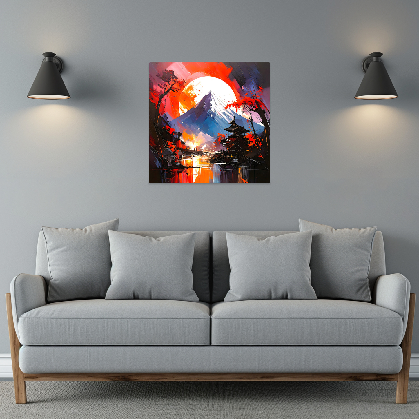 Japanese Landscape 4, Printed On High Gloss Aluminium To Enhance Colour And Detail, Unique Image, Art Is A Gift For A Lifetime...