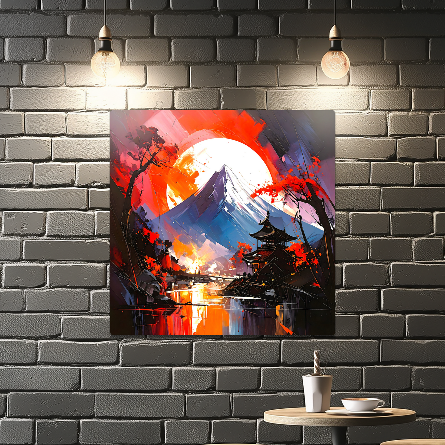 Japanese Landscape 4, Printed On High Gloss Aluminium To Enhance Colour And Detail, Unique Image, Art Is A Gift For A Lifetime...