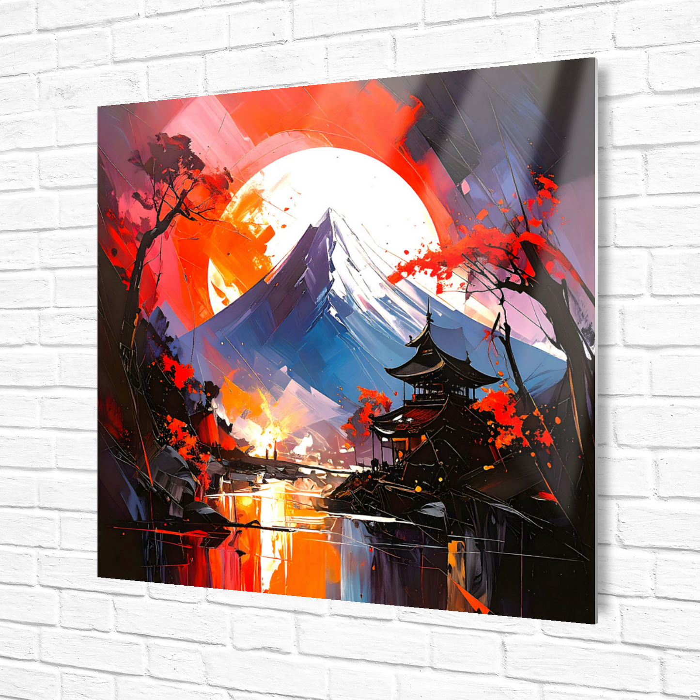 Japanese Landscape 4, Printed On High Gloss Aluminium To Enhance Colour And Detail, Unique Image, Art Is A Gift For A Lifetime...