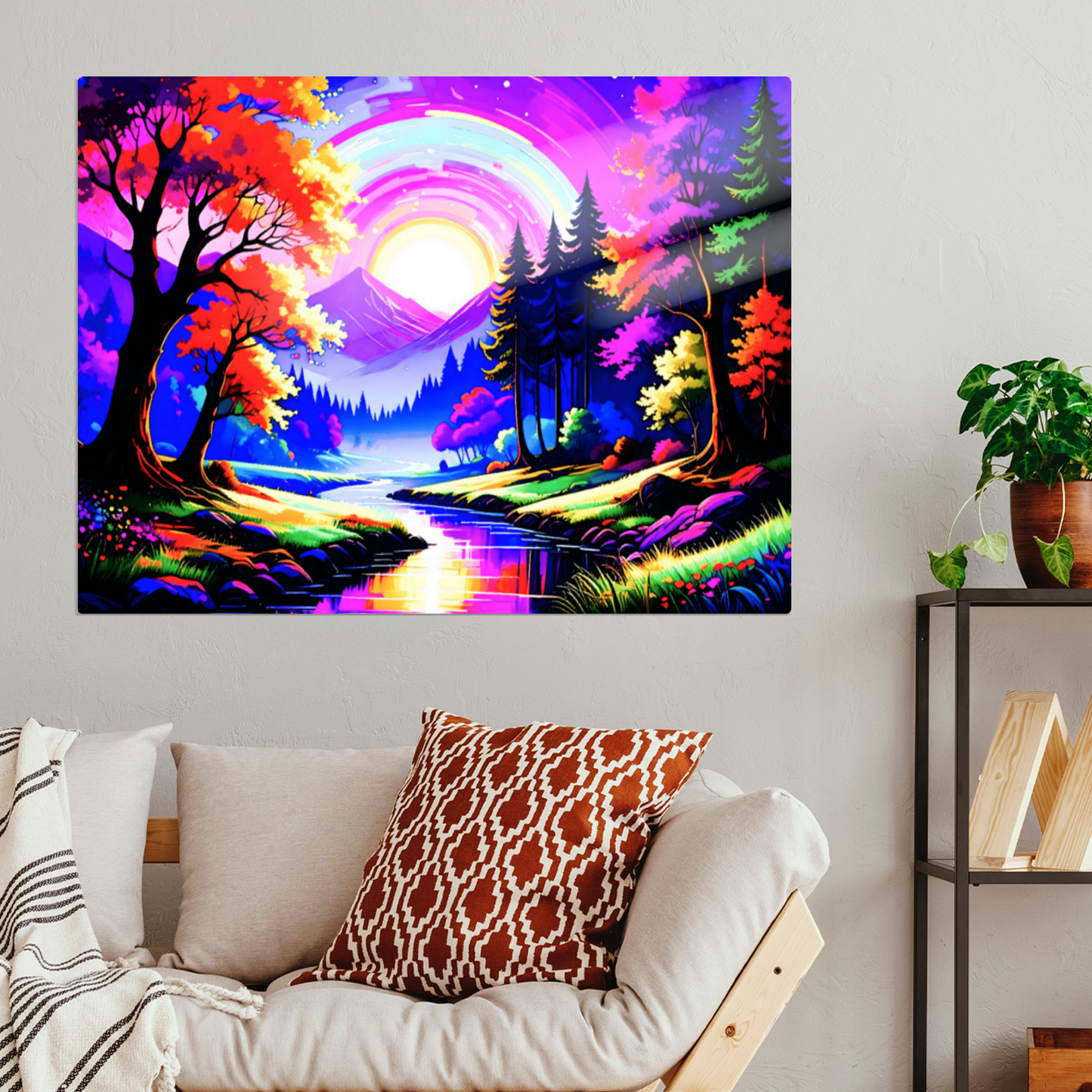 Lunascape 10, Printed On High Gloss Aluminium To Enhance Colour And Detail, Unique Image, Art Is A Gift For A Lifetime...