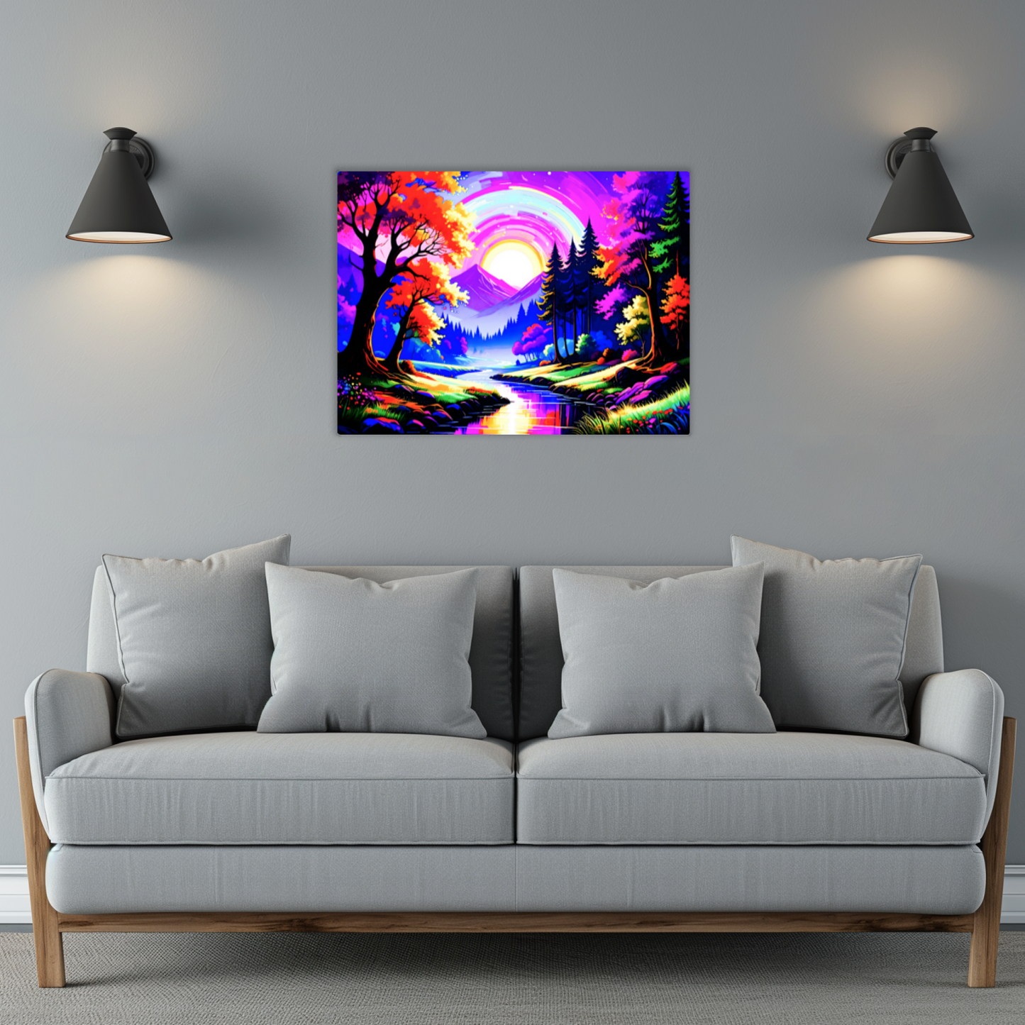 Lunascape 10, Printed On High Gloss Aluminium To Enhance Colour And Detail, Unique Image, Art Is A Gift For A Lifetime...