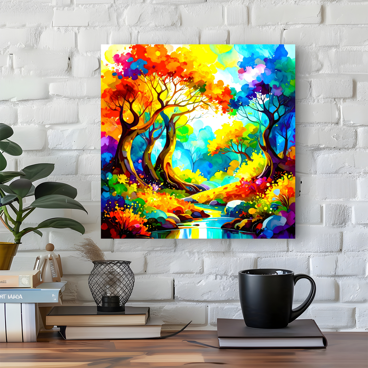 Amazing Trees 4, Print On Canvas, Vivid Colours, Art Prints, Unique Images, Distinctive Artwork, Art Is A Gift For A Lifetime...