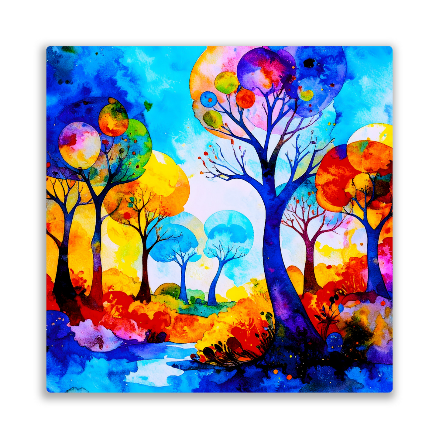 Amazing Trees 7, Printed On High Gloss Aluminium To Enhance Colours And Detail, Unique Images, A Gift To Last A Lifetime...