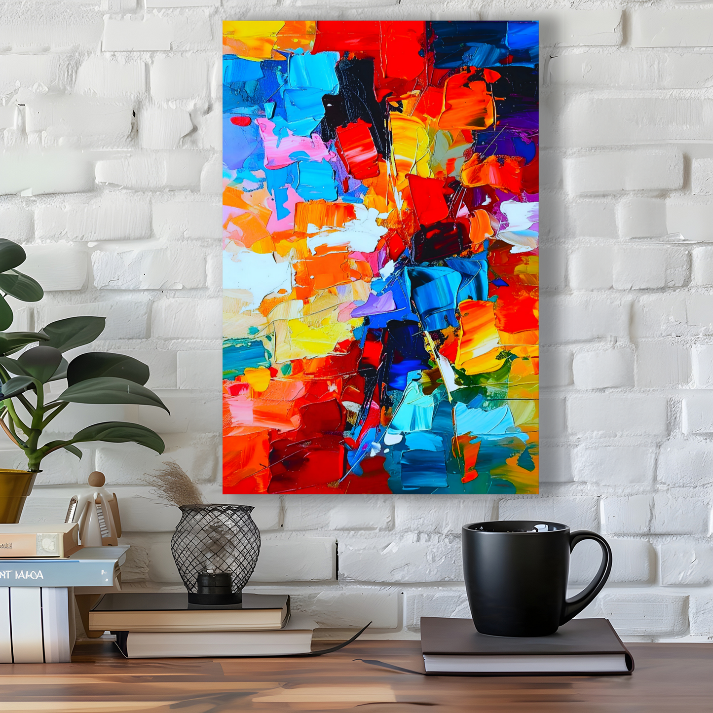 Abstract Print 1, Printed On Canvas, Vivid Colours, Art Prints, Box Canvas, Unique Images, A Gift To Last A Lifetime...