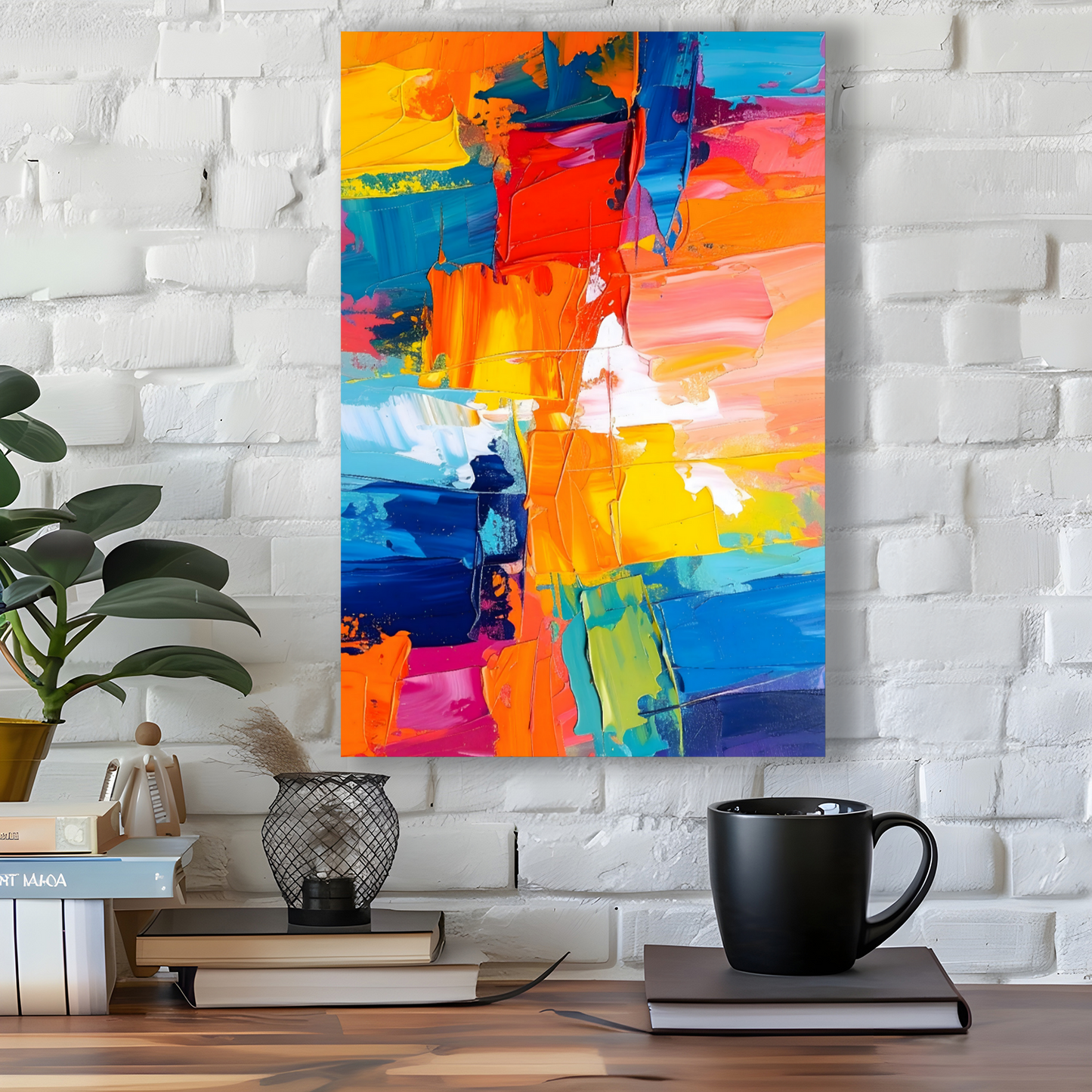 Abstract Print 2, Printed On Canvas, Vivid Colours, Art Prints, Box Canvas, Unique Images, A Gift To Last A Lifetime...