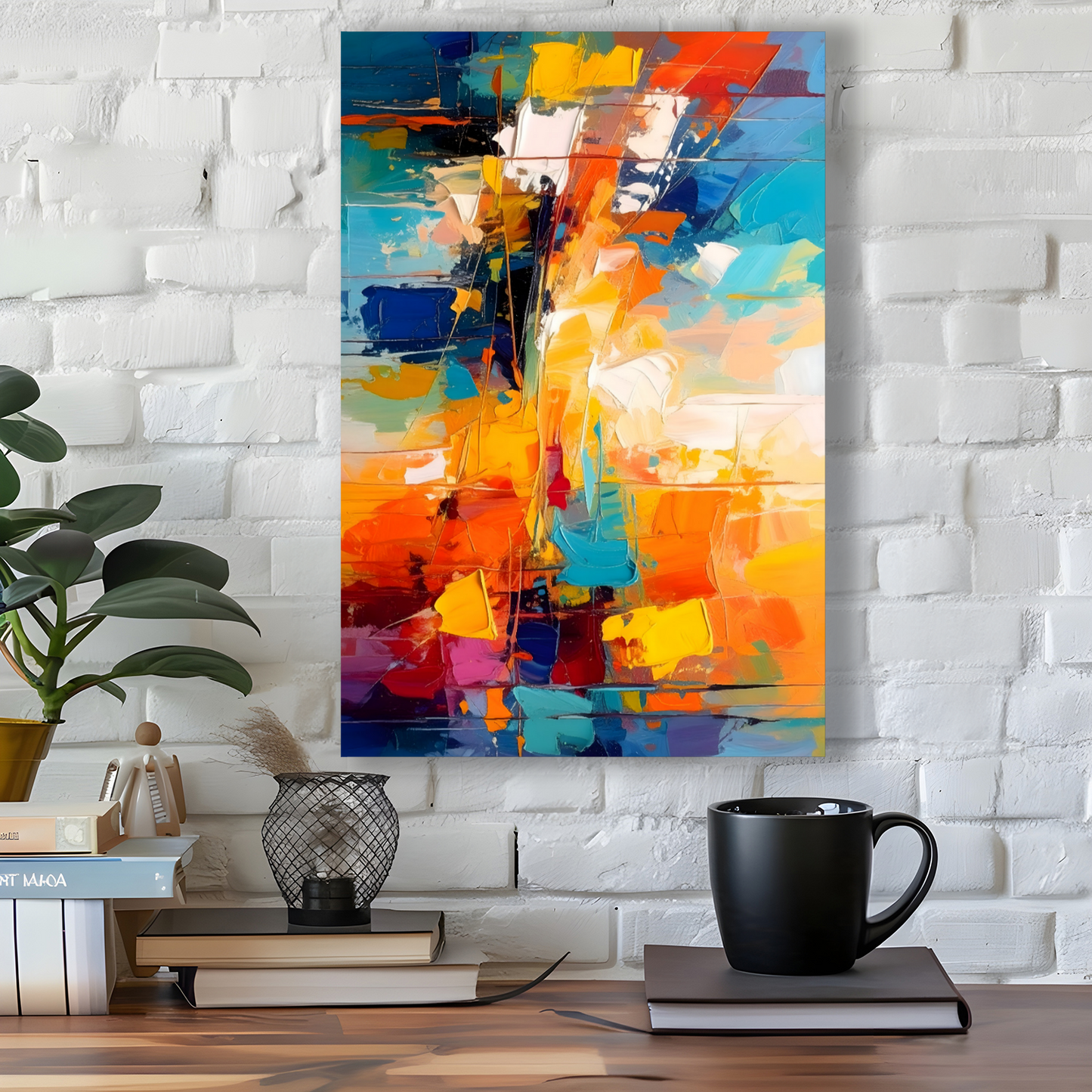 Abstract Print 4, Printed On Canvas, Vivid Colours, Art Prints, Box Canvas, Unique Images, A Gift To Last A Lifetime...