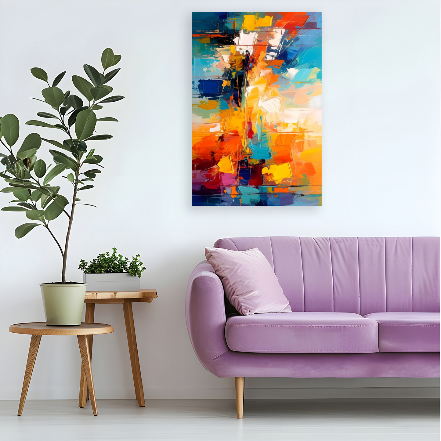 Abstract Print 3, Printed On Canvas, Vivid Colours, Art Print, Box Canvas, Unique Images, A Gift To Last A Lifetime...