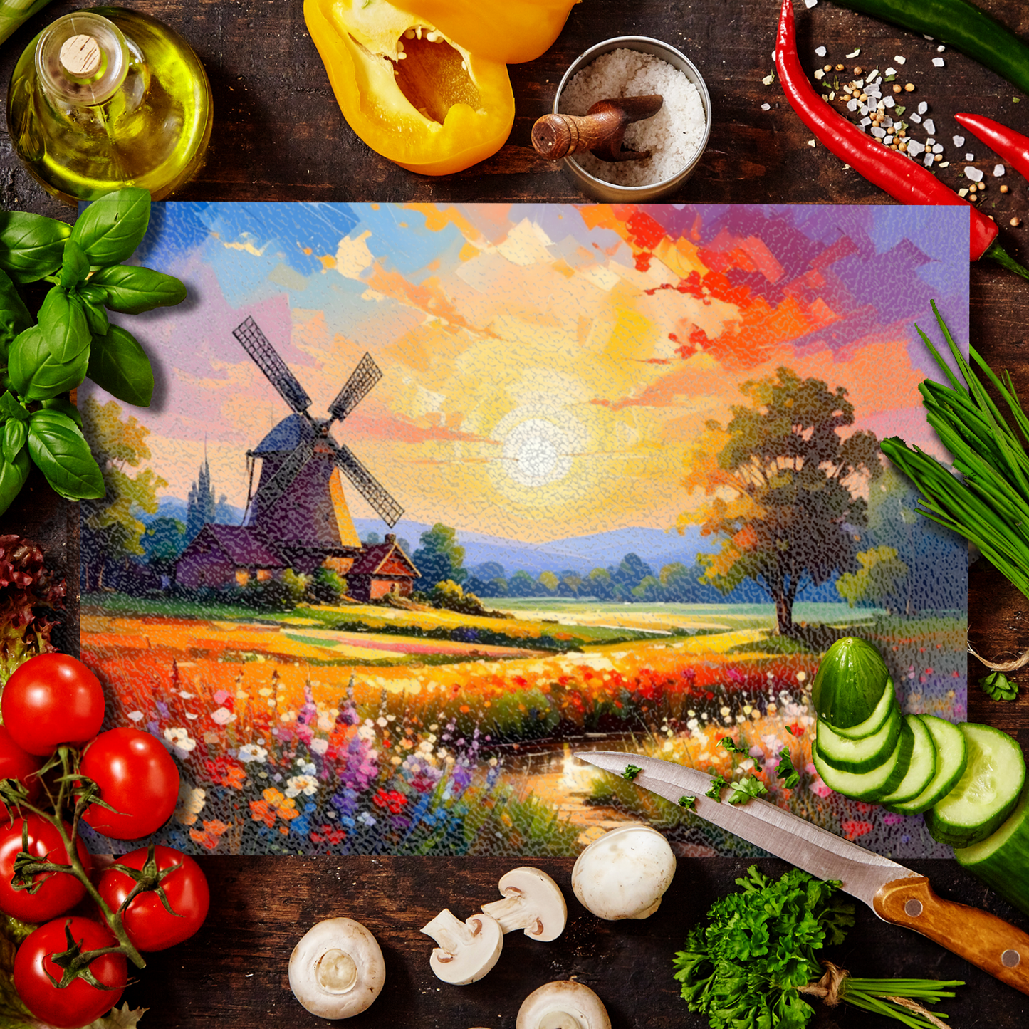 Glass Chopping Board CB1, Heat Resistant, A Versatile Textured Surface, Available In 2 Sizes...