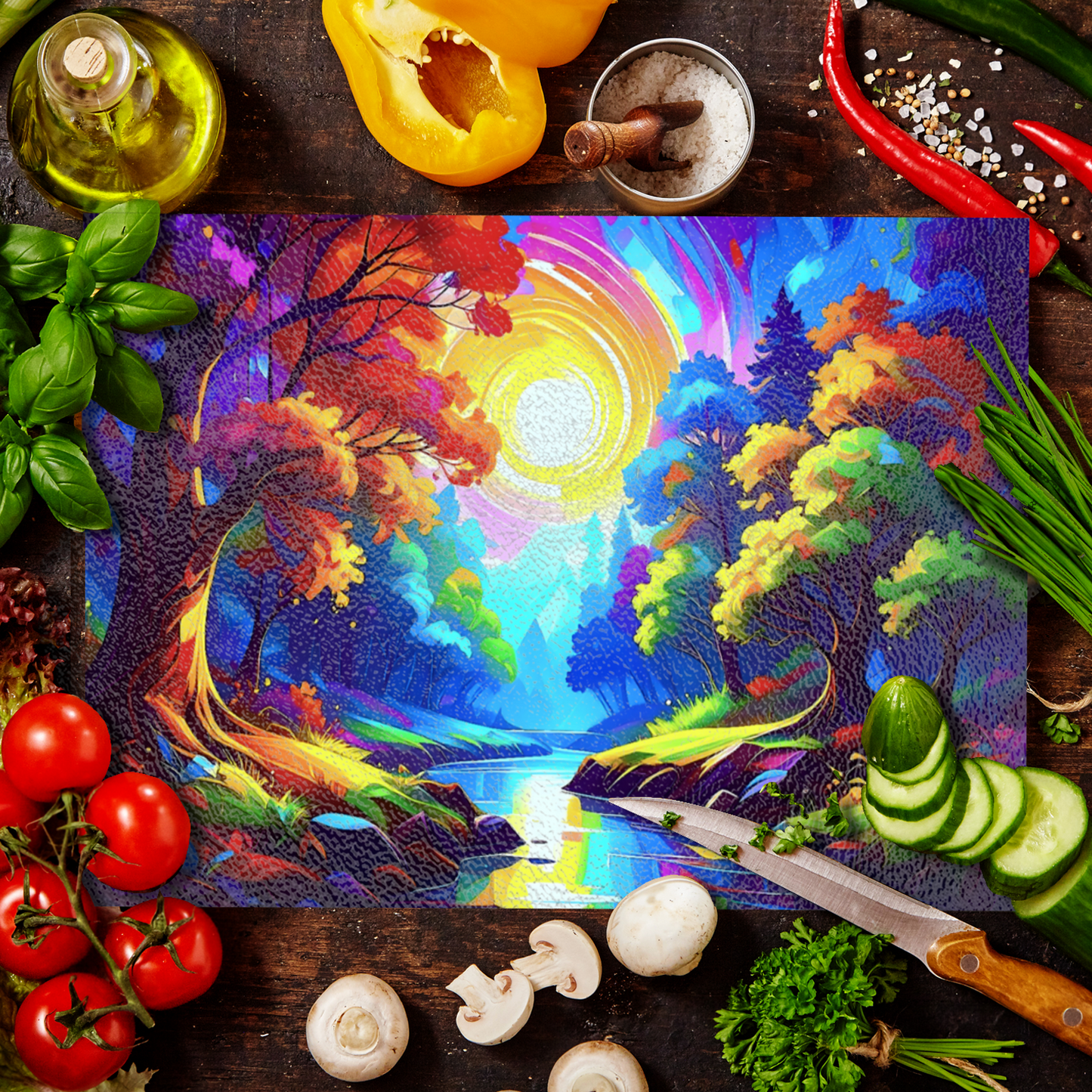 Glass Chopping Board CB2, Heat Resistant, A Versatile Textured Surface, Available In 2 Sizes...