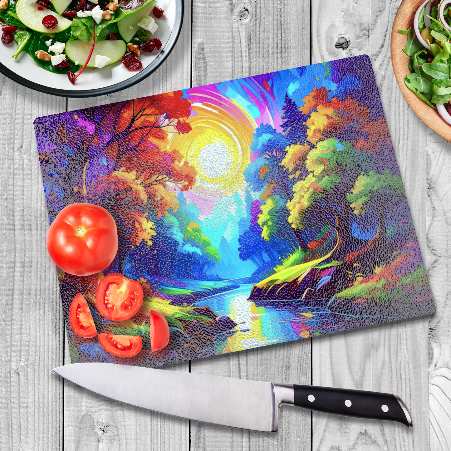 Glass Chopping Board CB2, Heat Resistant, A Versatile Textured Surface, Available In 2 Sizes...