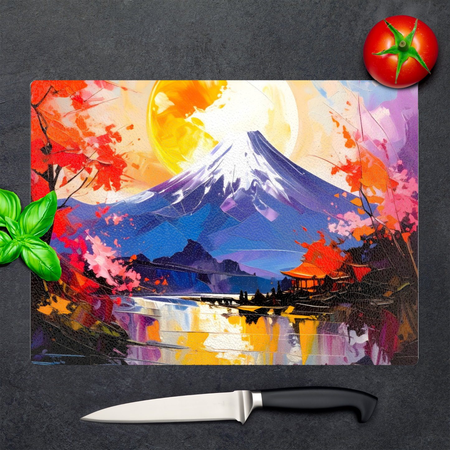 Glass Chopping Board CB4, Heat Resistant, Textured Surface, Available In 2 Sizes...