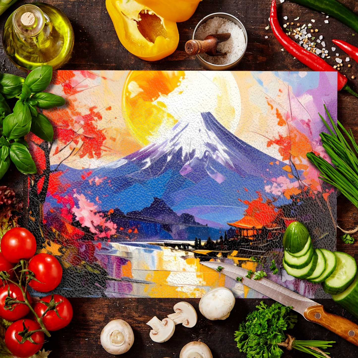 Glass Chopping Board CB4, Heat Resistant, Textured Surface, Available In 2 Sizes...