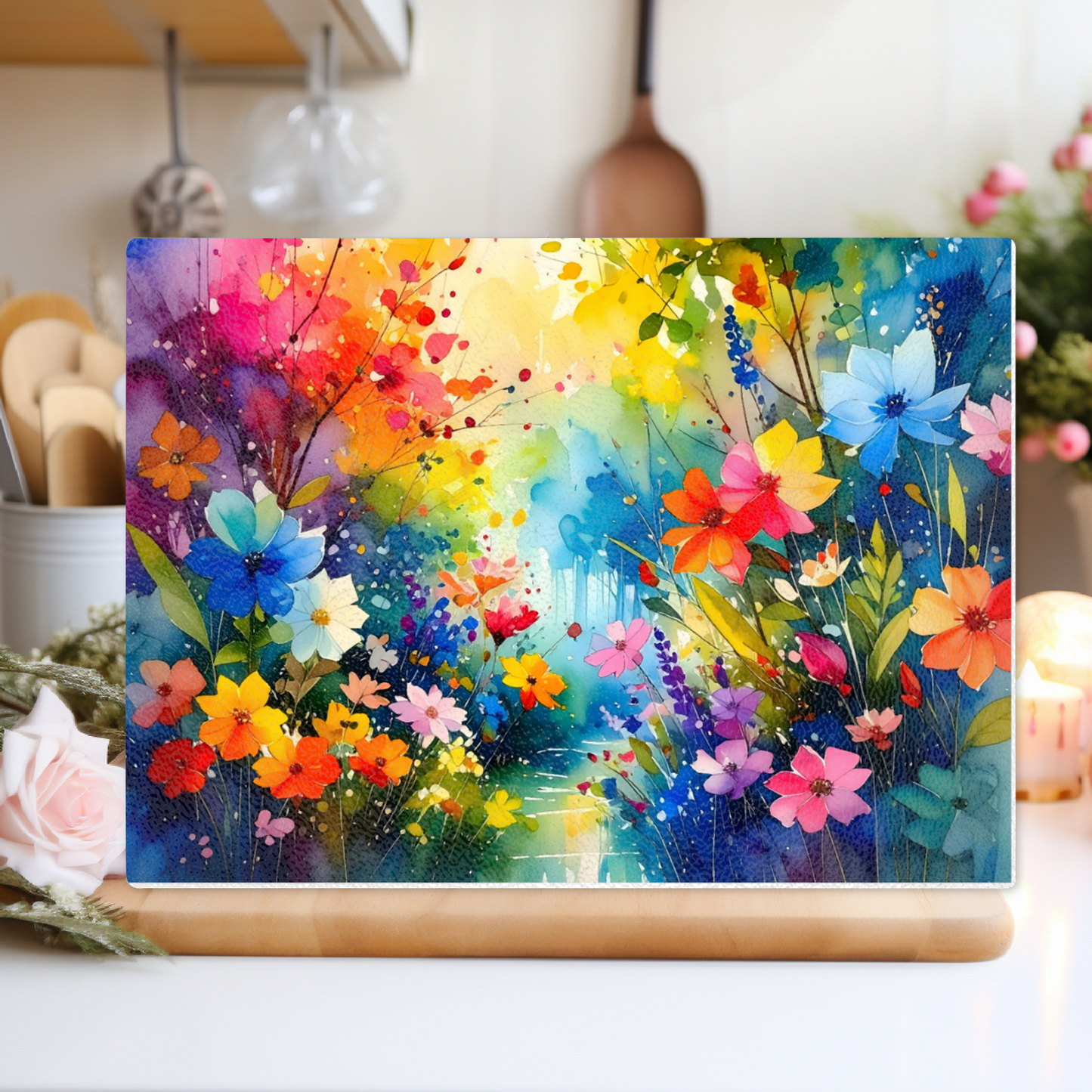 Glass Chopping Board CB6, Heat Resistant, Textured Surface, Available In 2 Sizes...
